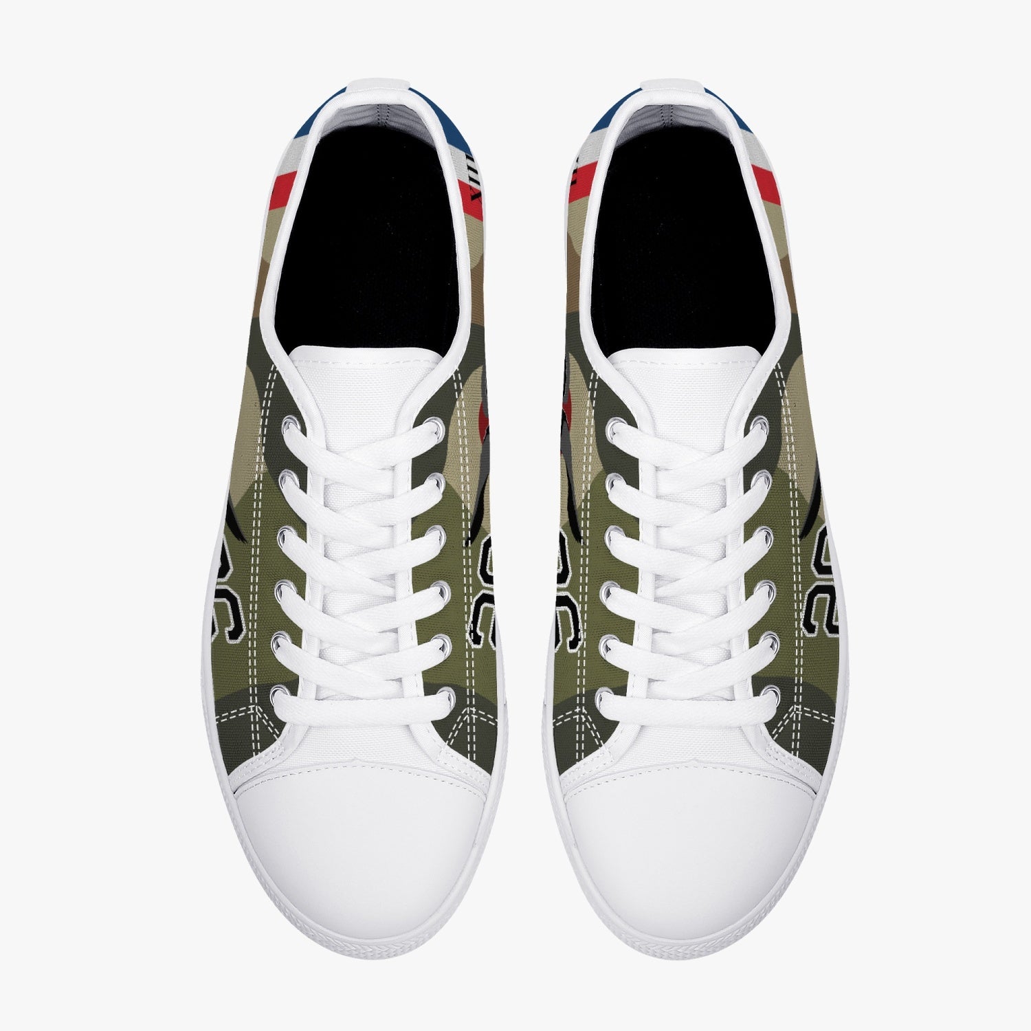 SPAD XIII of Lt. Frank Luke Low Top Canvas Shoes - I Love a Hangar