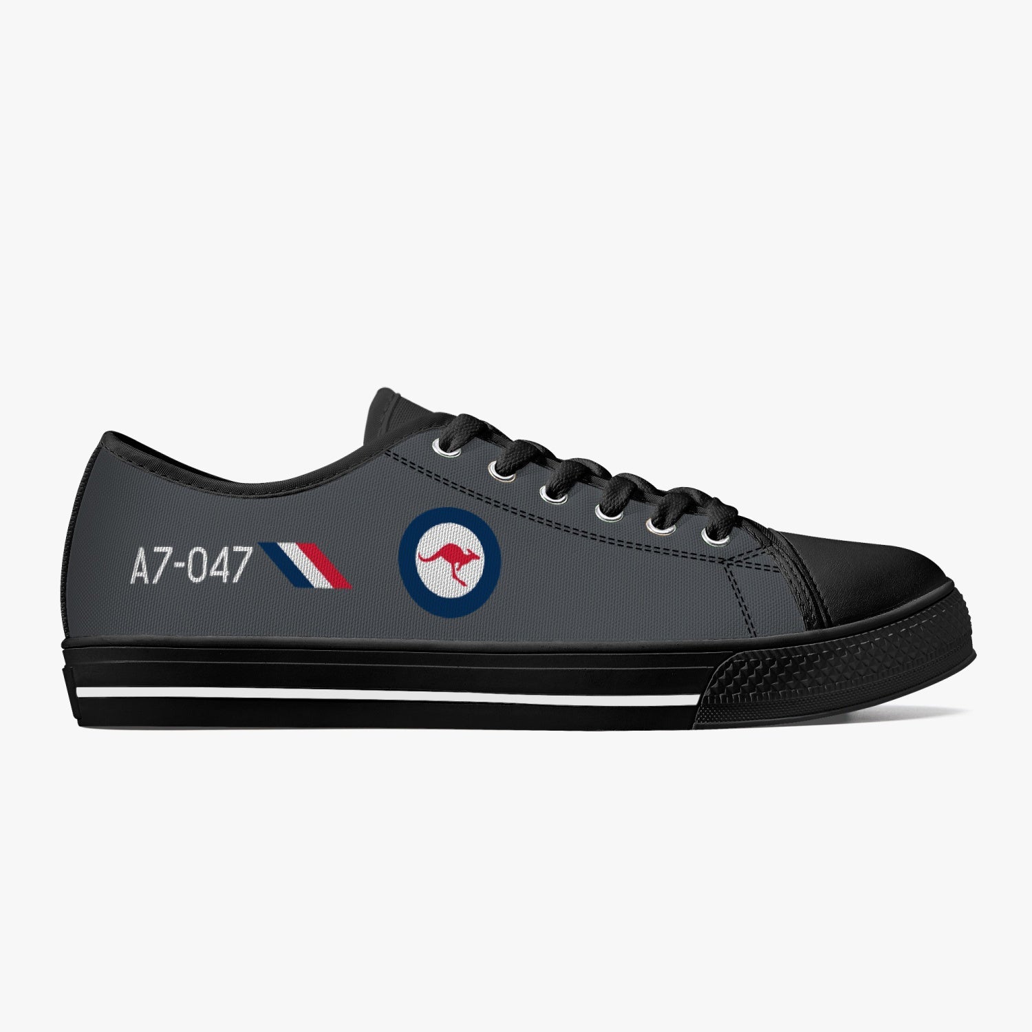 Macchi "A7-047" Low Top Canvas Shoes (Grey) - I Love a Hangar