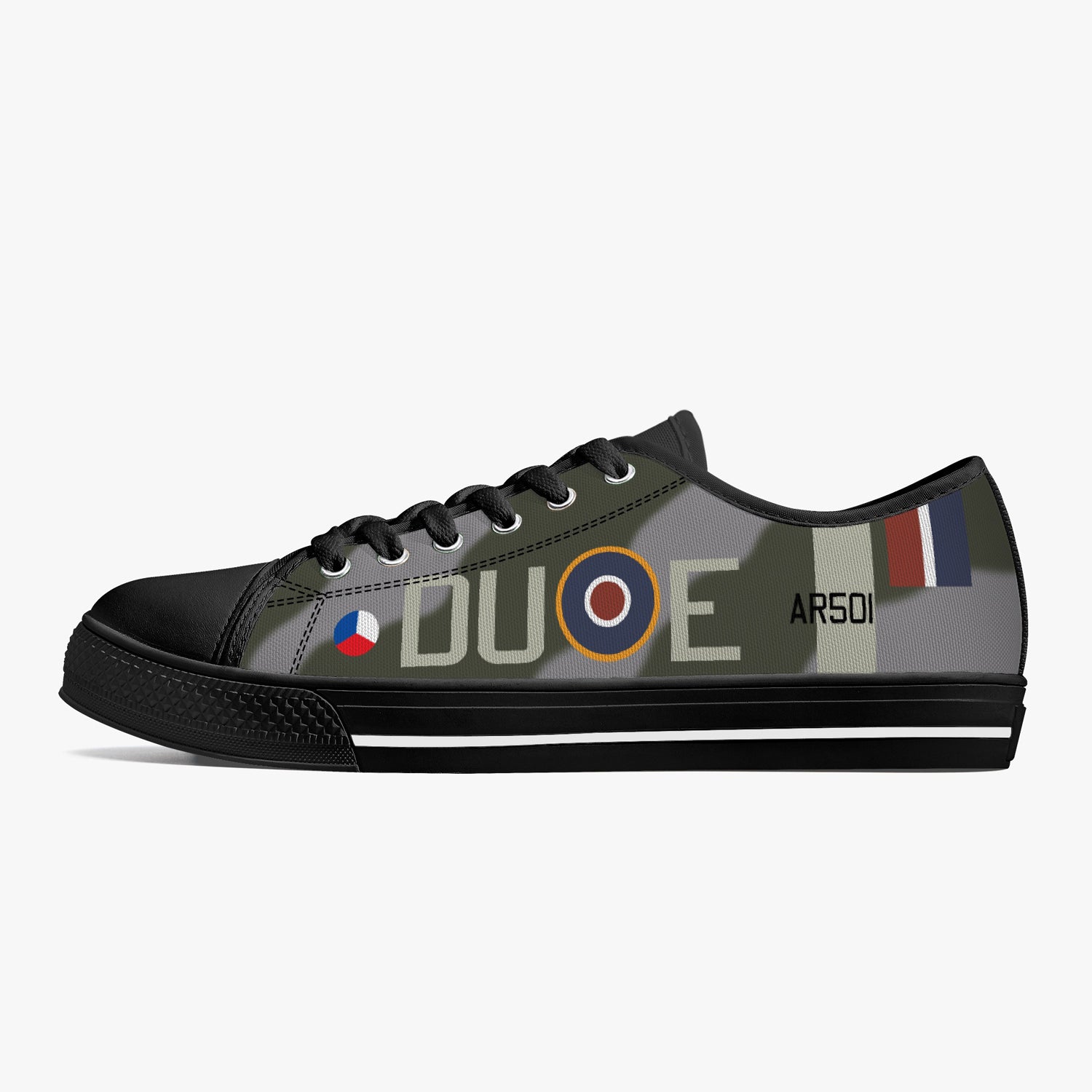 Spitfire AR501 Low Top Canvas Shoes - I Love a Hangar