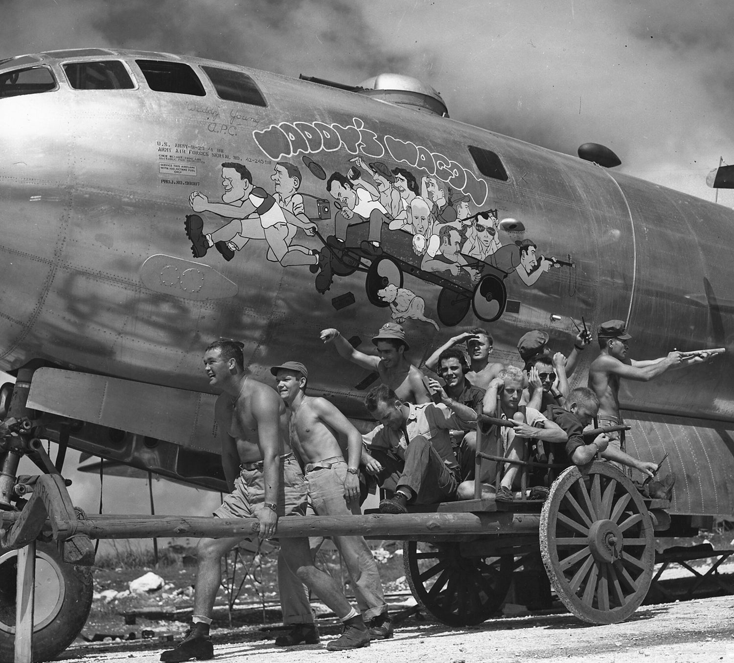 B-29 "Waddy's Wagon" 20oz (590ml) Stainless Steel Tumbler - I Love a Hangar