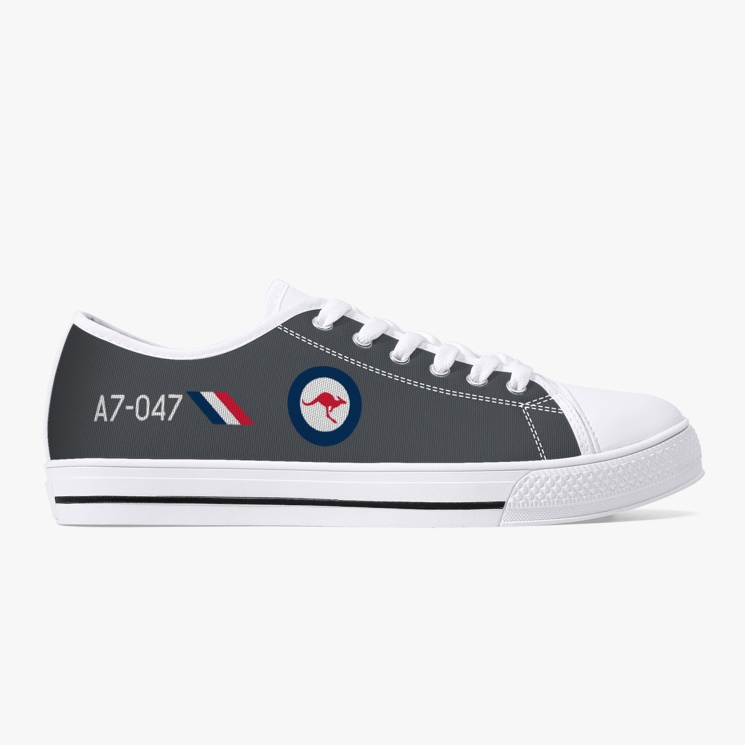 Macchi "A7-047" Low Top Canvas Shoes (Grey) - I Love a Hangar