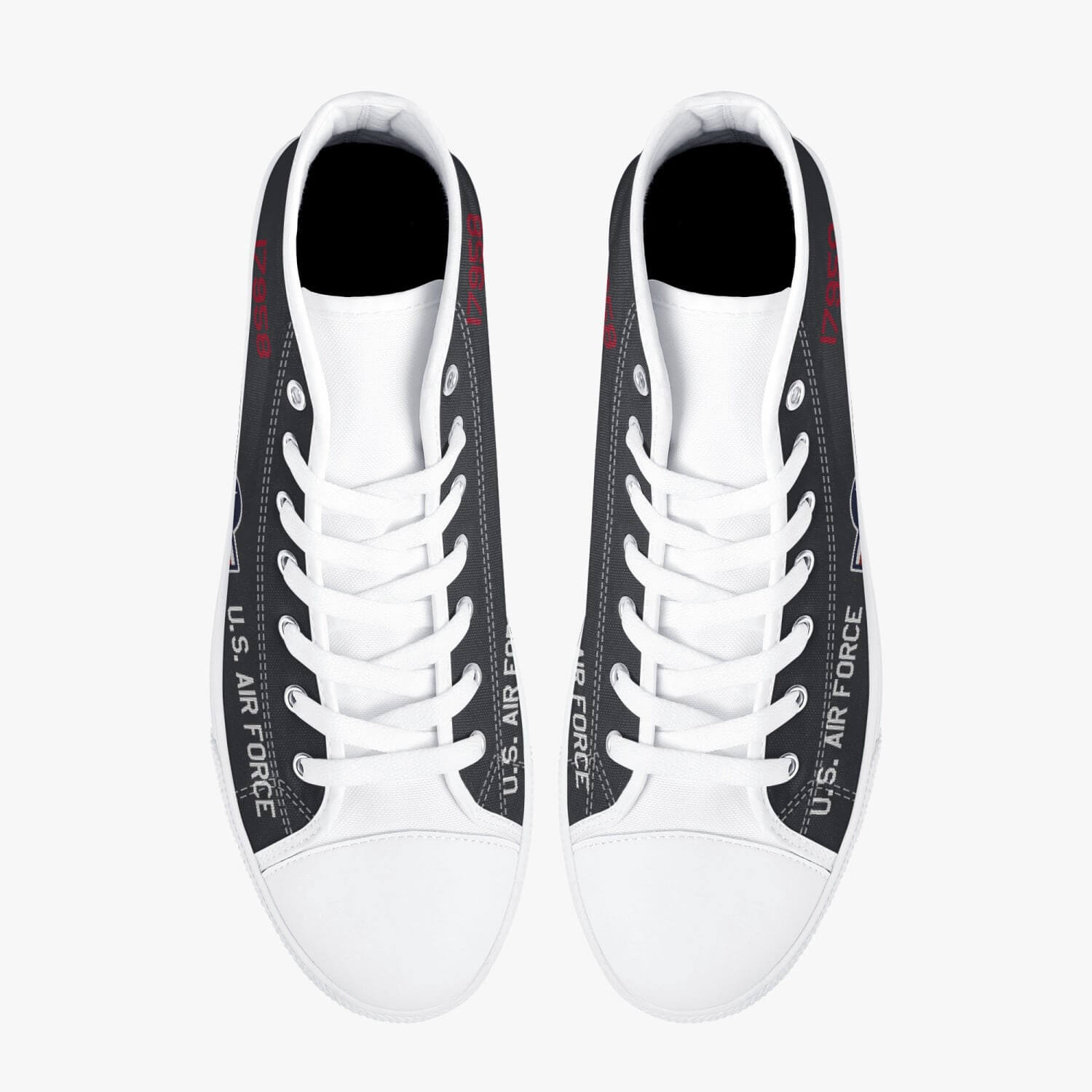 SR-71 "Blackbird" (61-7958) High Top Canvas Shoes - I Love a Hangar