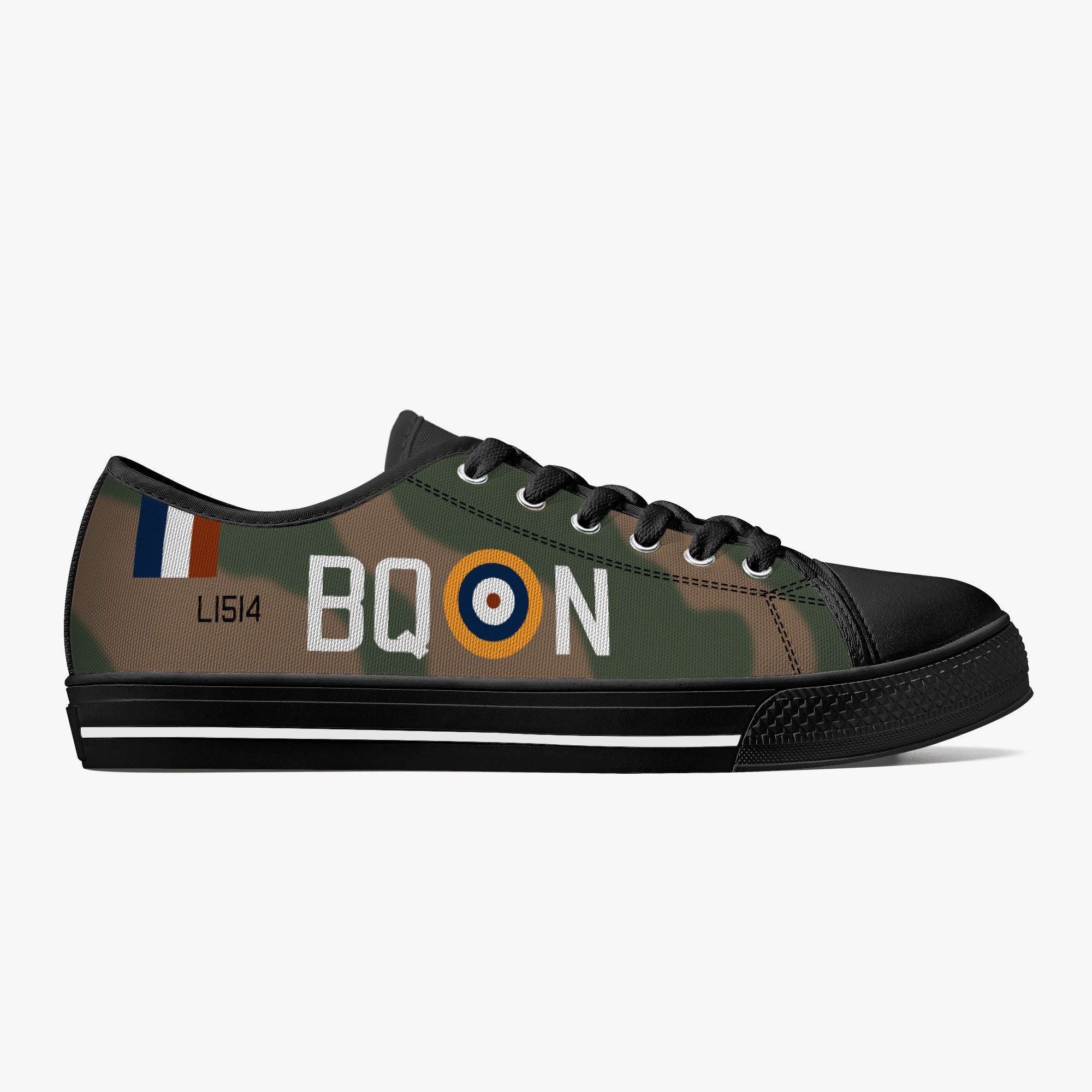 Blenheim "BQ-N" (L1514) Low Top Canvas Shoes - I Love a Hangar