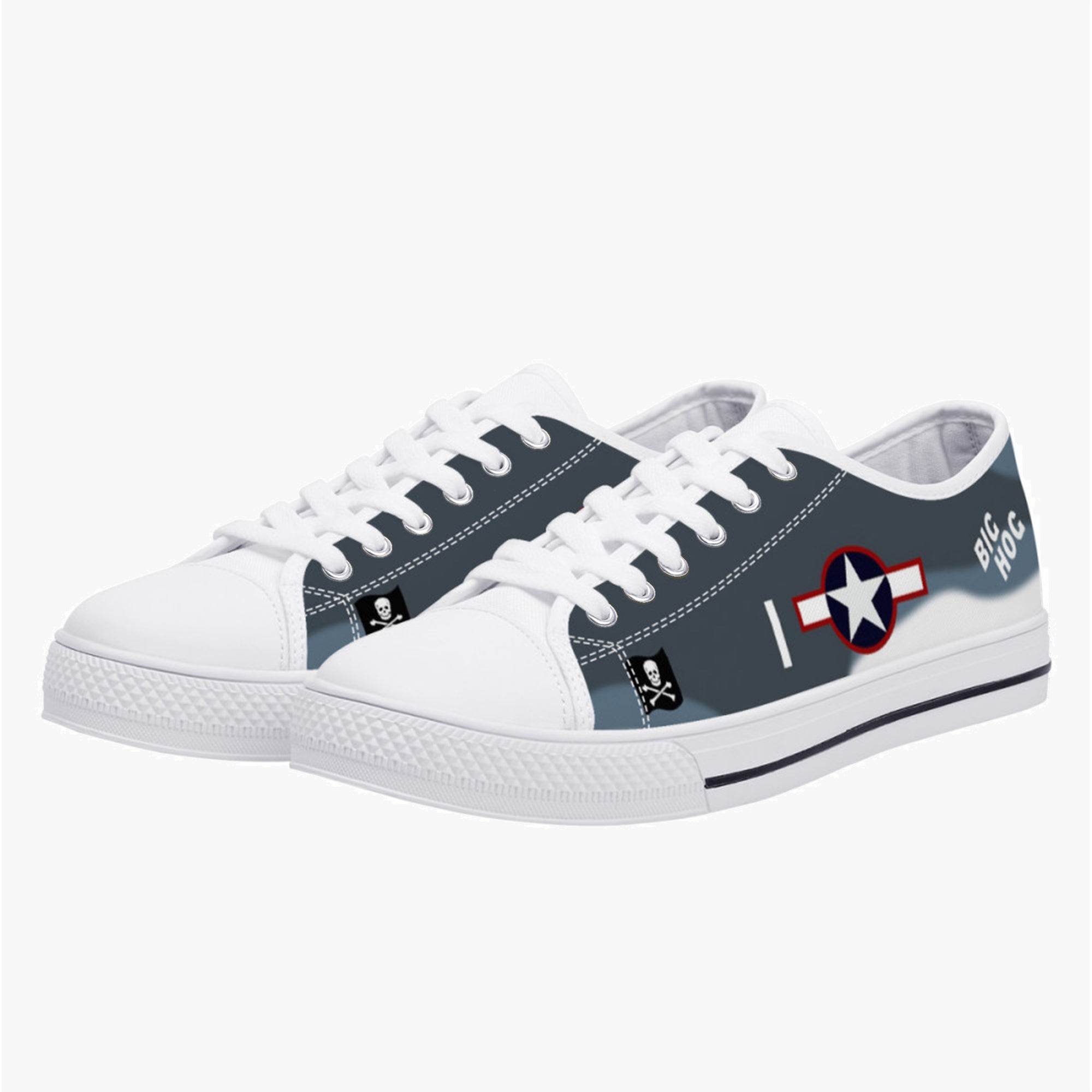 F4U Corsair “Big Hog” Low Top Canvas Shoes - I Love a Hangar