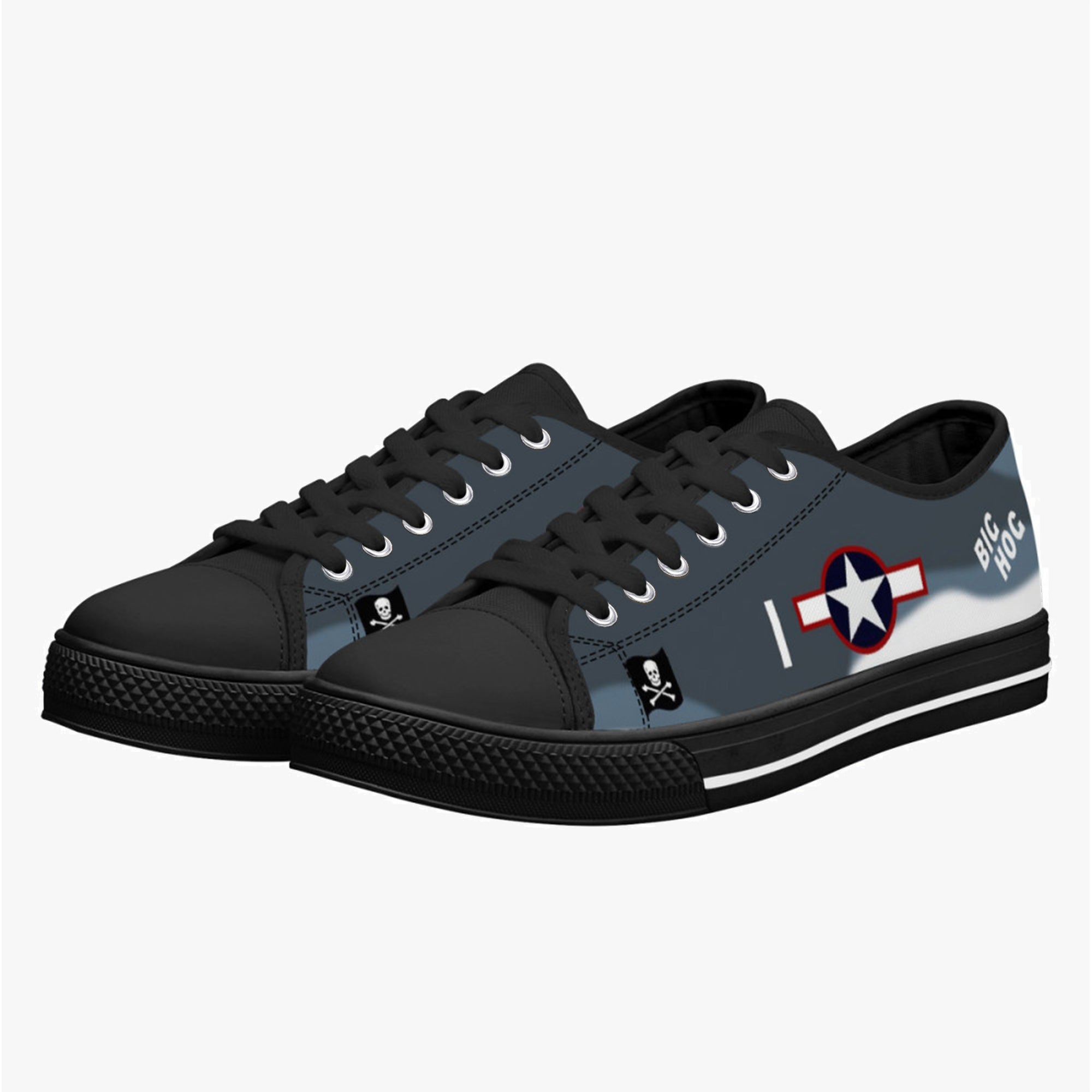 F4U Corsair “Big Hog” Low Top Canvas Shoes - I Love a Hangar