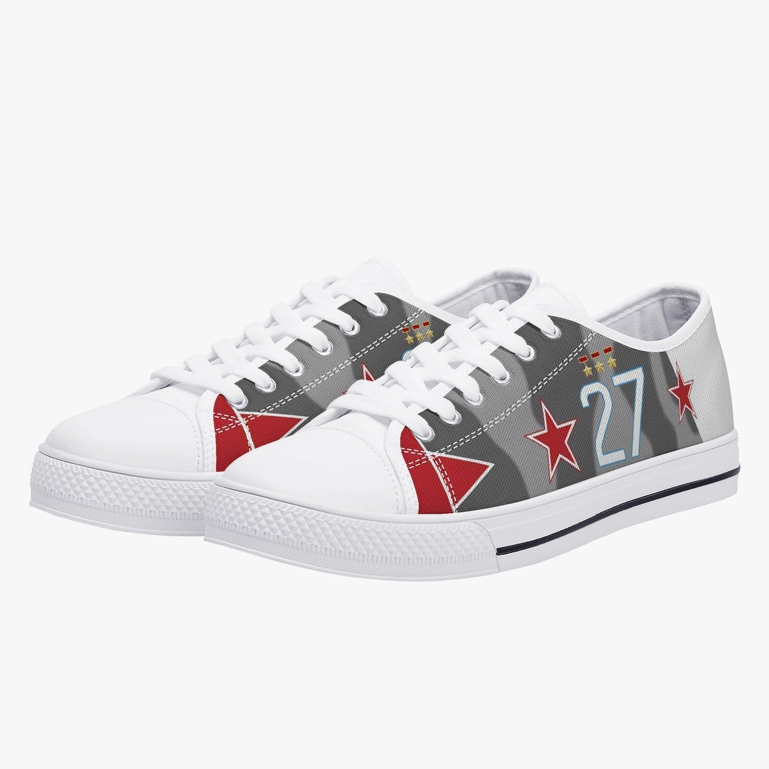 La-7 "White 27" Low Top Canvas Shoes - I Love a Hangar