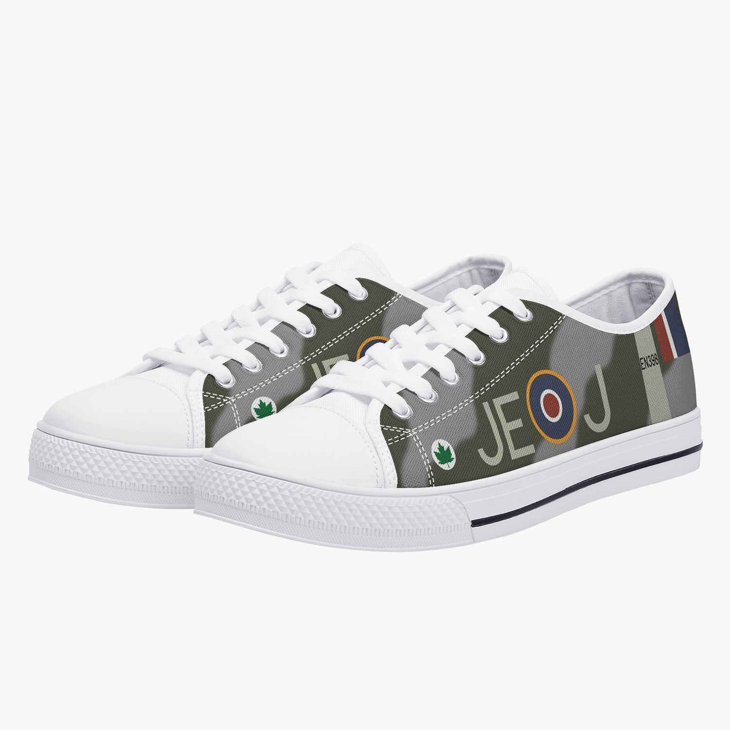Spitfire "JE-J" (EN398) Low Top Canvas Shoes - I Love a Hangar