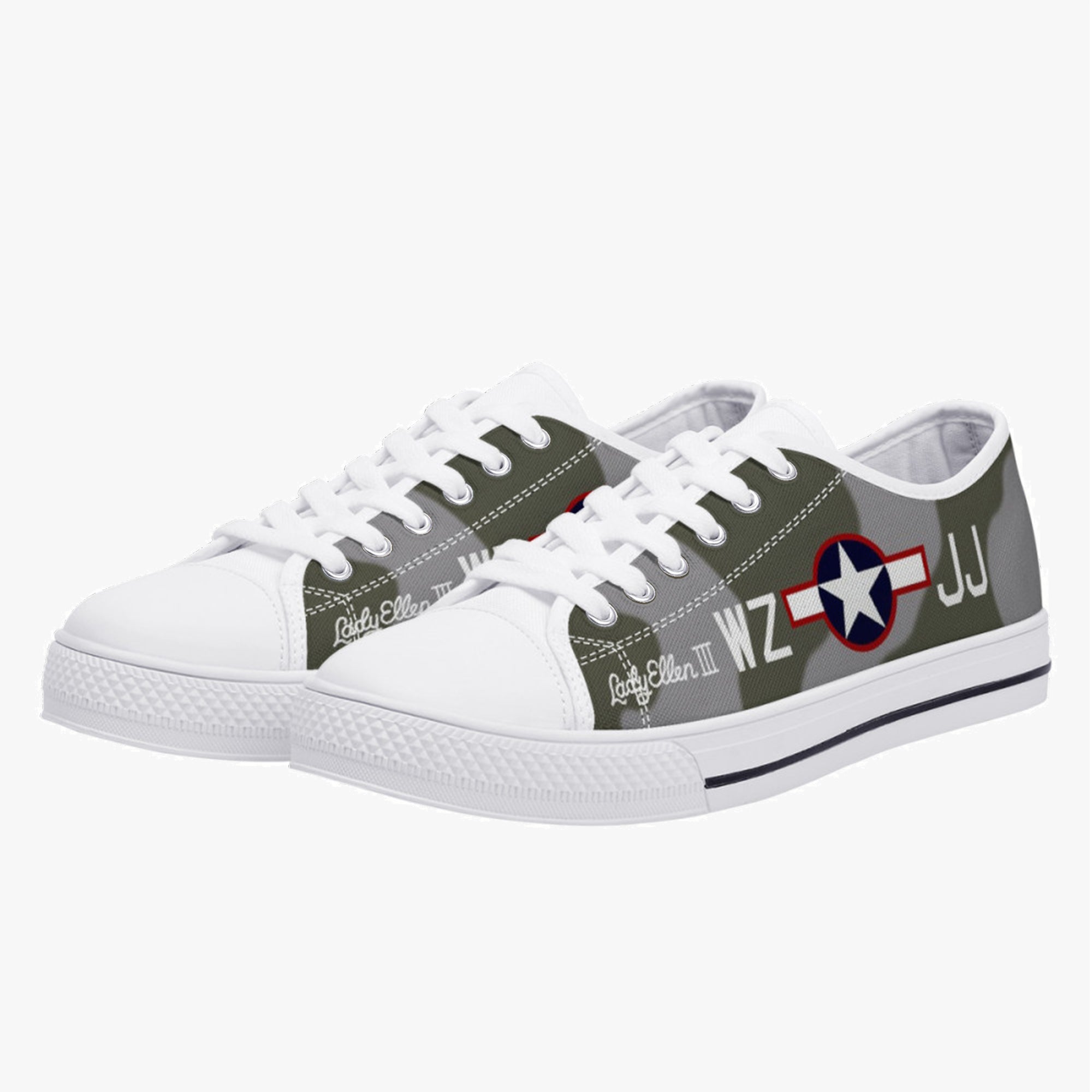 Spitfire "Lady Ellen III" Low Top Canvas Shoes - I Love a Hangar