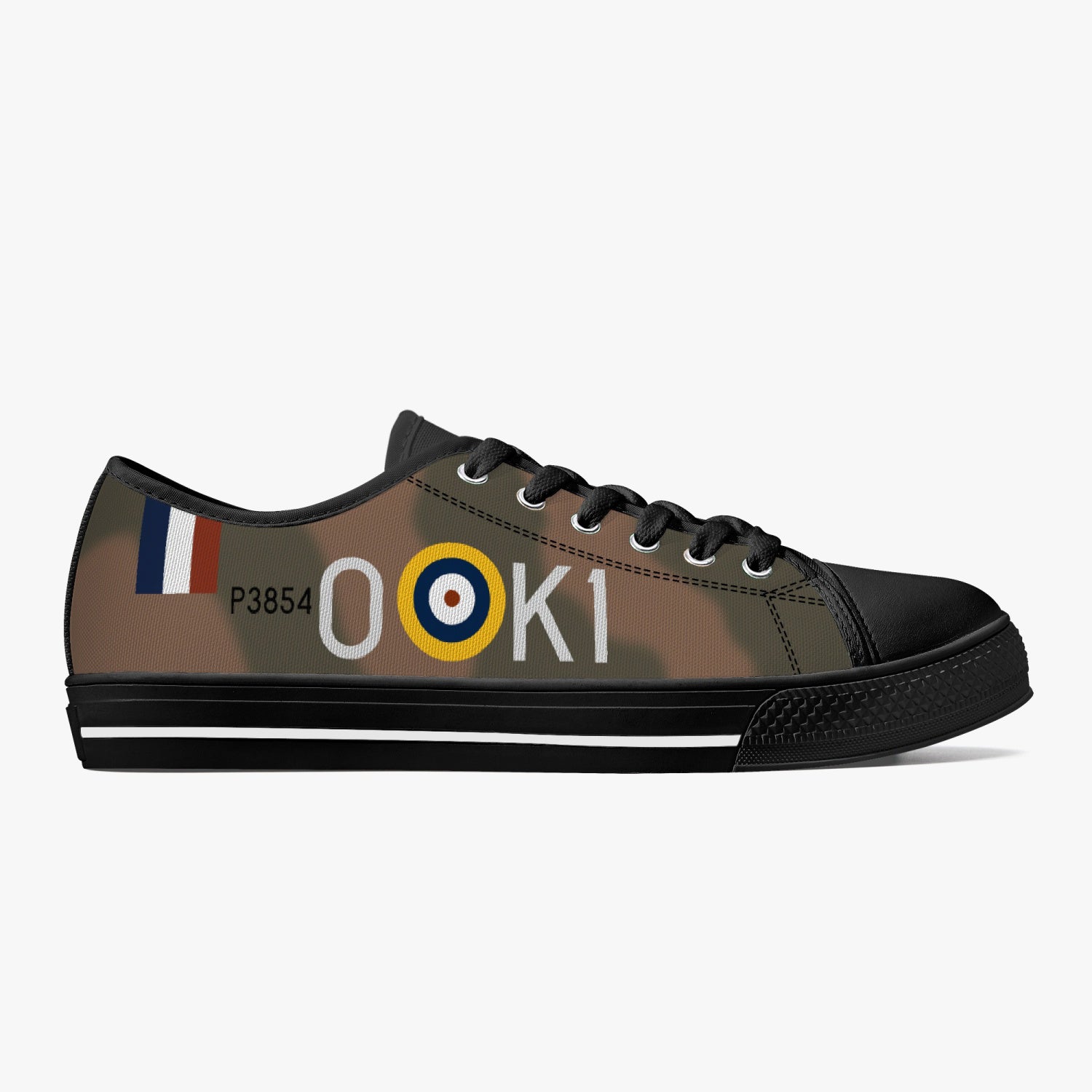 Hurricane "OK-1" (P3854) of Keith Park Low Top Canvas Shoes - I Love a Hangar