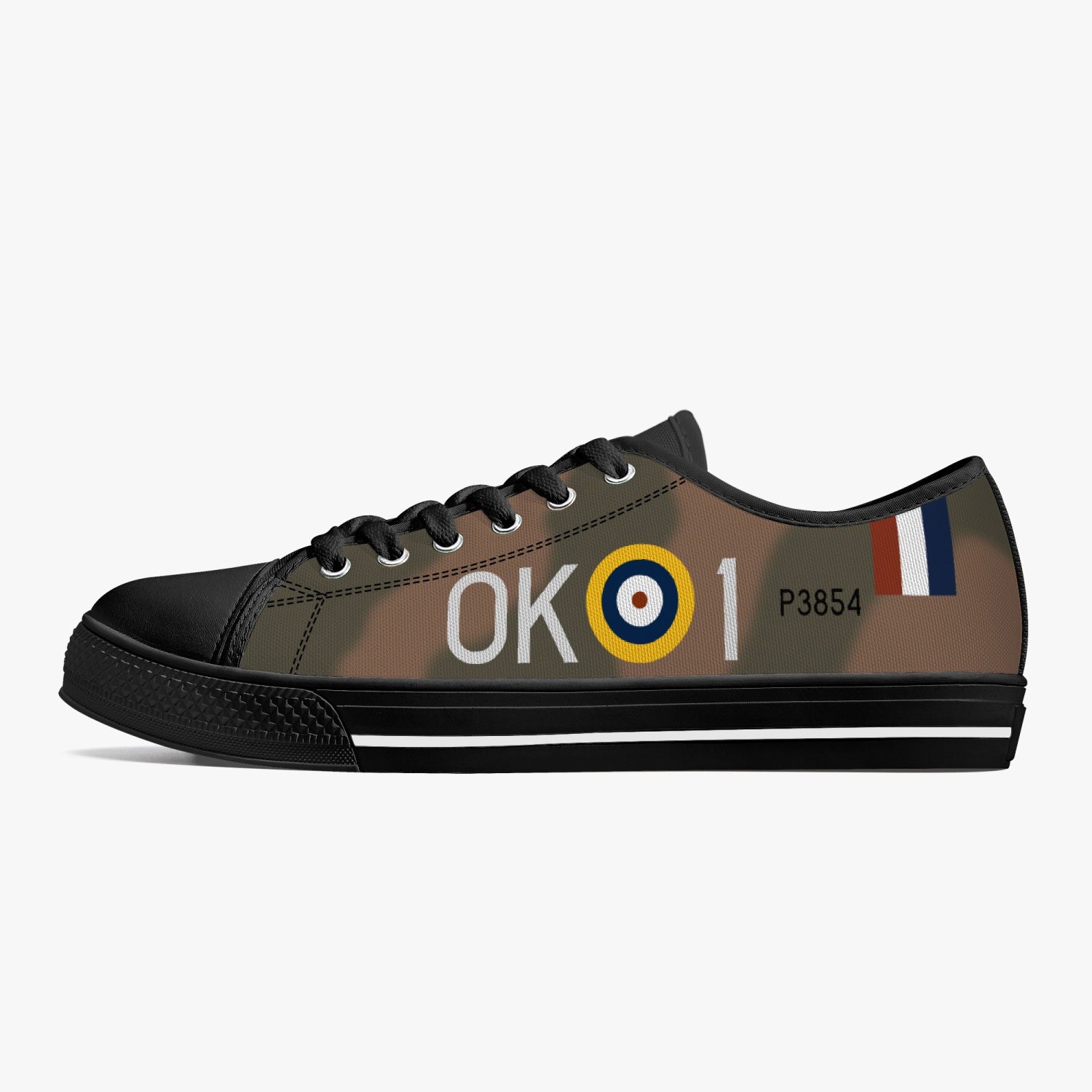 Hurricane "OK-1" (P3854) of Keith Park Low Top Canvas Shoes - I Love a Hangar