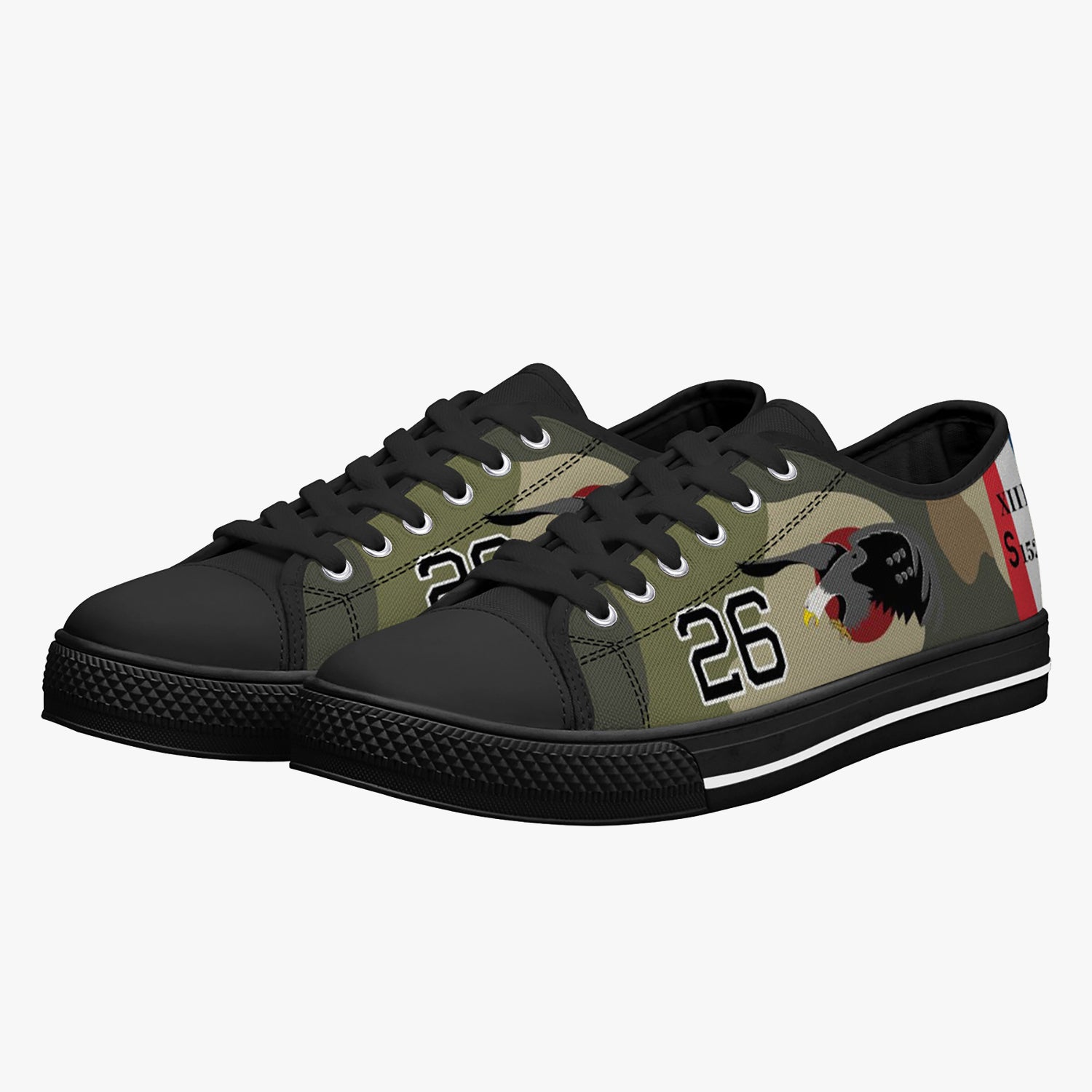 SPAD XIII of Lt. Frank Luke Low Top Canvas Shoes - I Love a Hangar