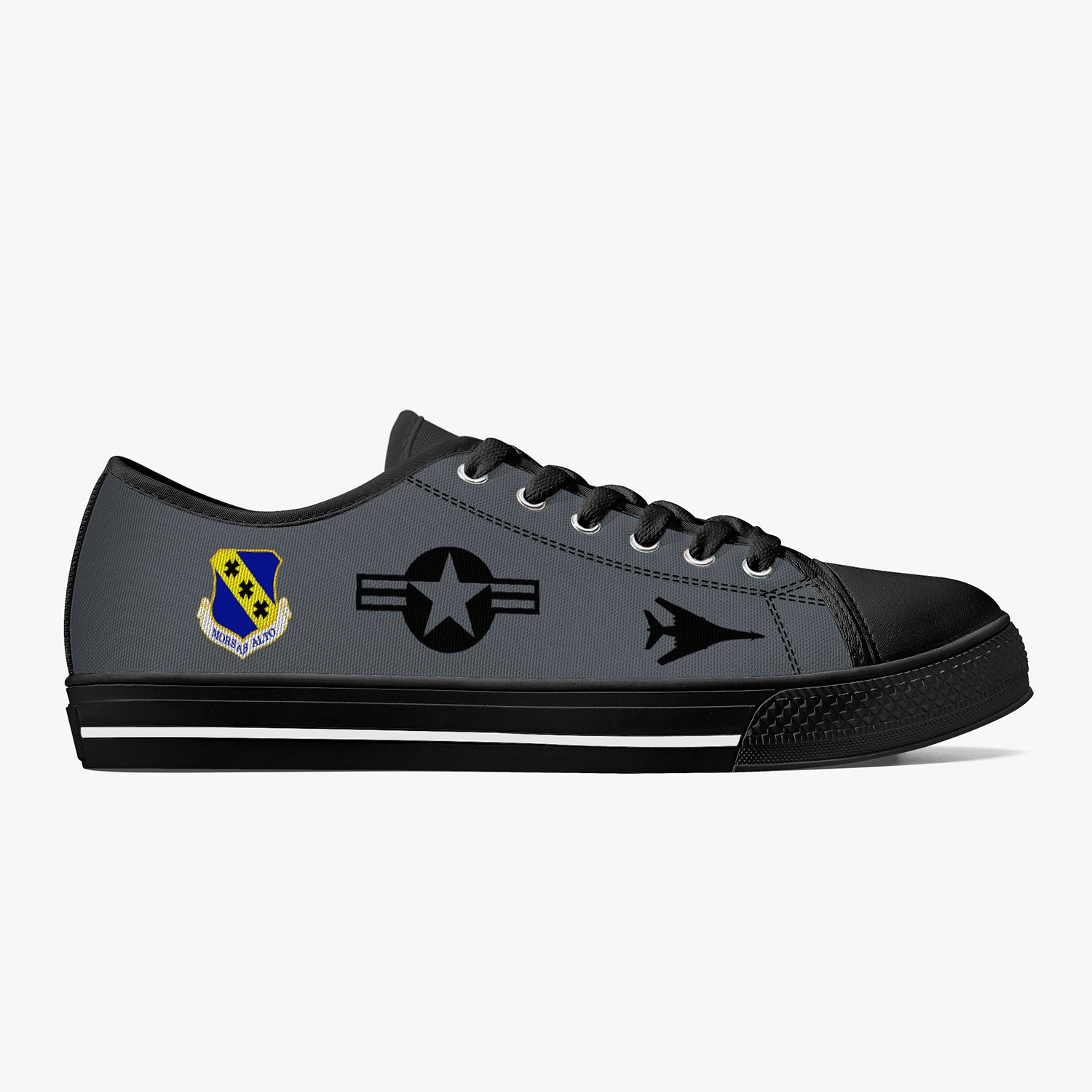 B-1 Lancer (86-0117) Low Top Canvas Shoes - I Love a Hangar