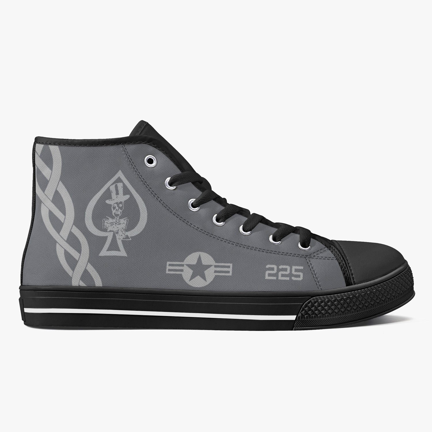 VMFA-225 "Vikings" High Top Canvas Shoes - I Love a Hangar