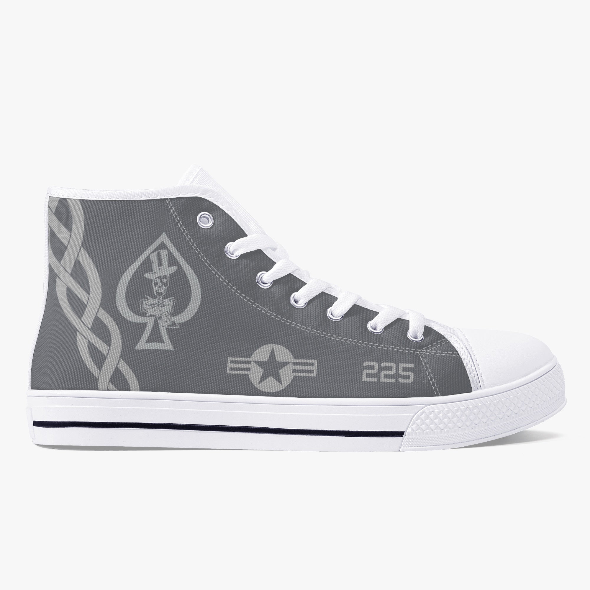 VMFA-225 "Vikings" High Top Canvas Shoes - I Love a Hangar