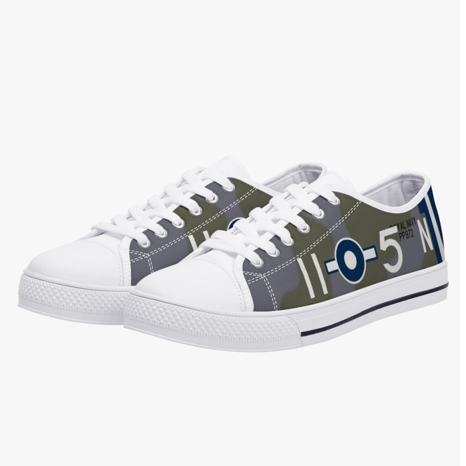 Seafire 11-5-N Low Top Canvas Shoes - I Love a Hangar