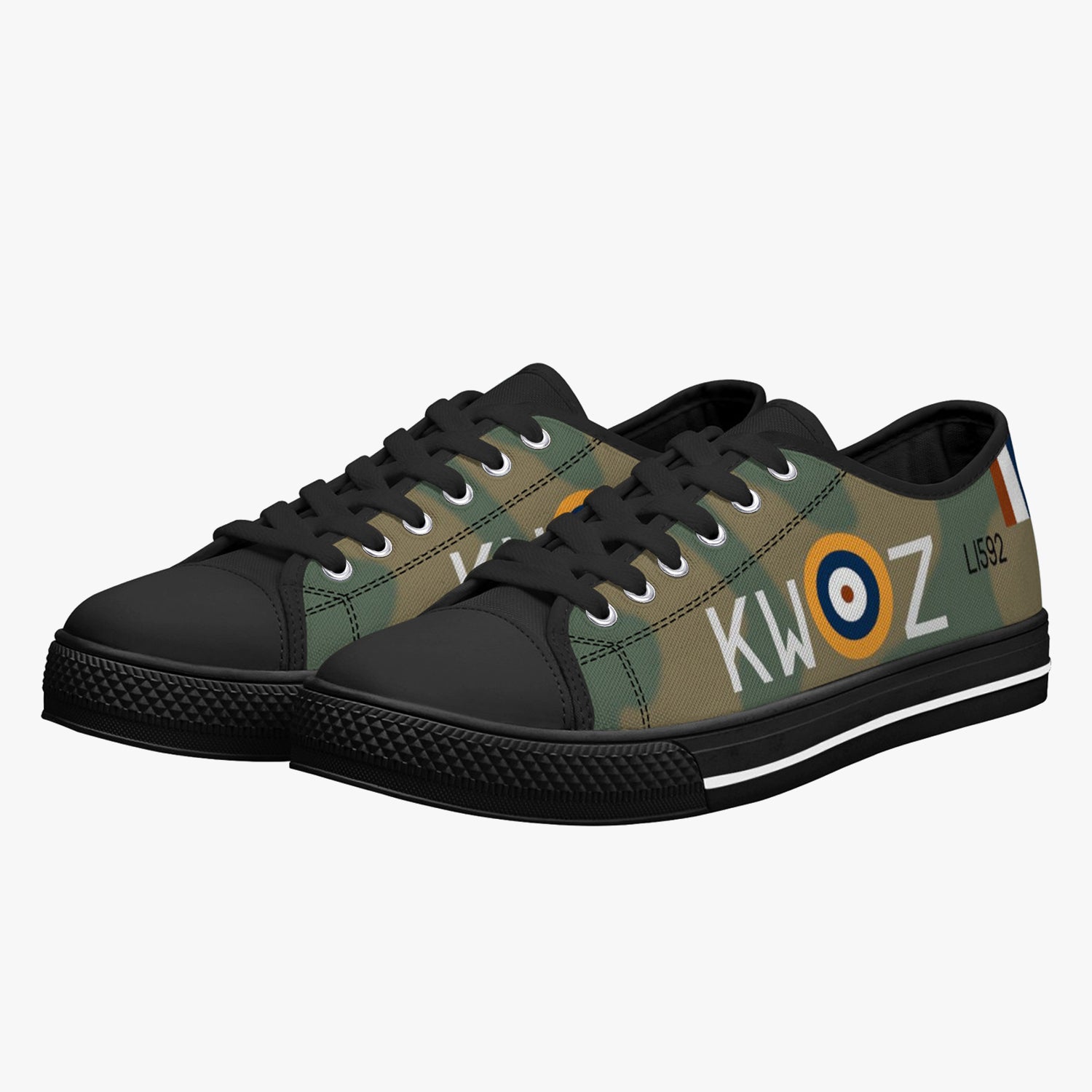 Hurricane "KW-Z" Low Top Canvas Shoes - I Love a Hangar