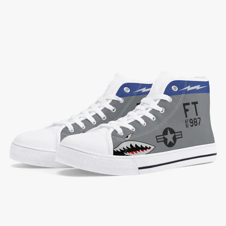 A-10 "Flying Tigers" High Top Canvas Shoes - I Love a Hangar