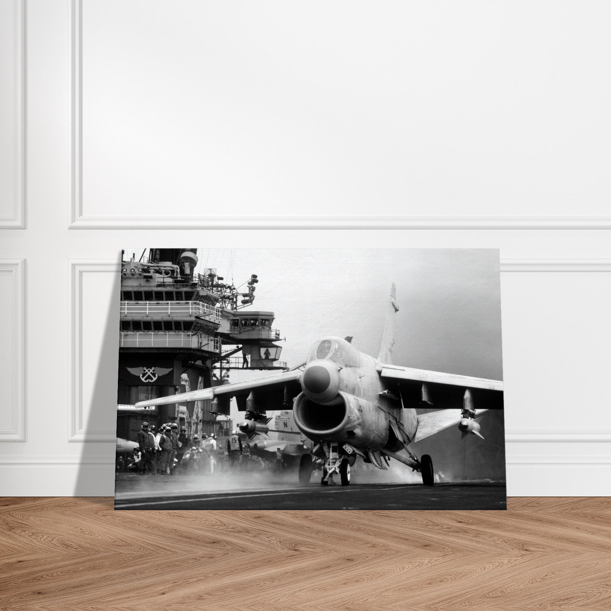 A-7 "Corsair II" Ready To Launch on Canvas - I Love a Hangar