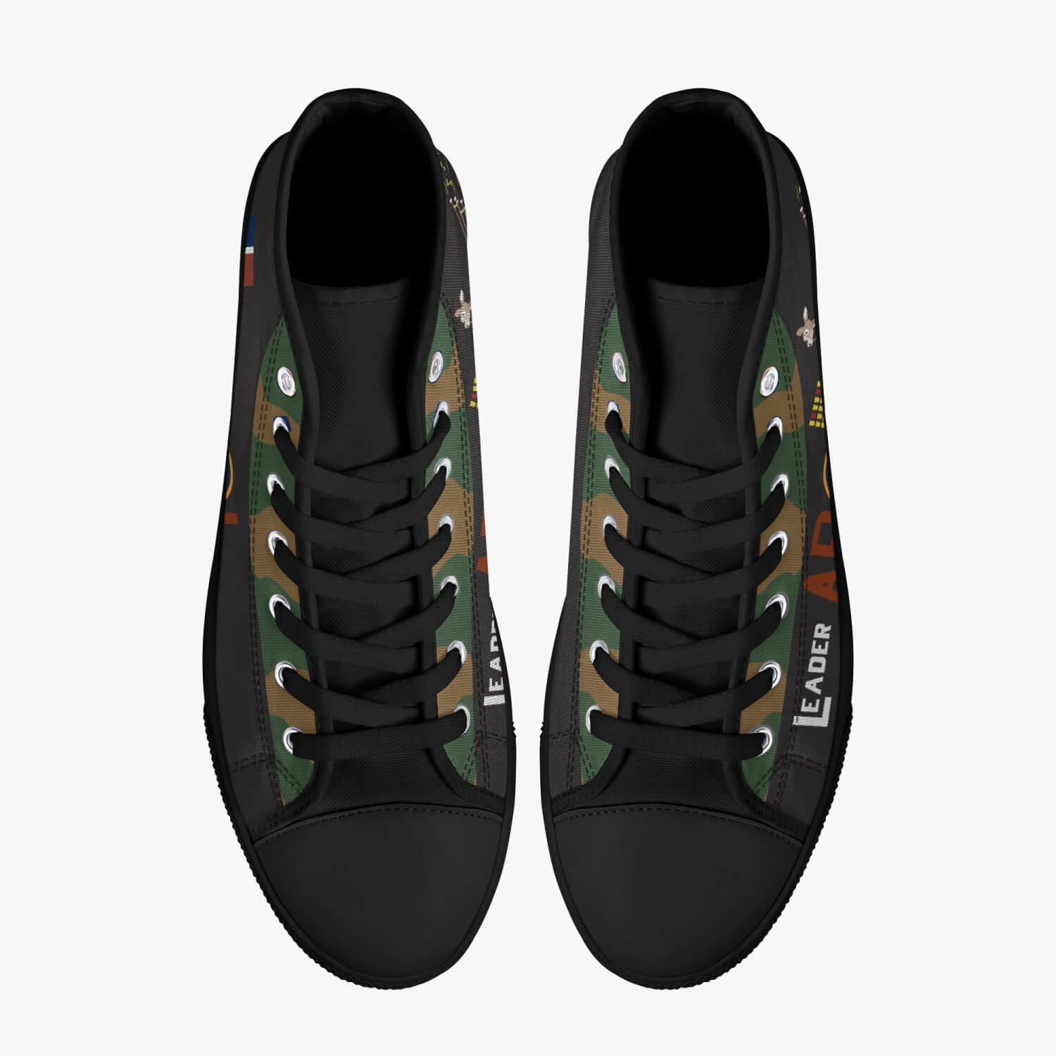 Lancaster "L for Leader" High Top Canvas Shoes - I Love a Hangar