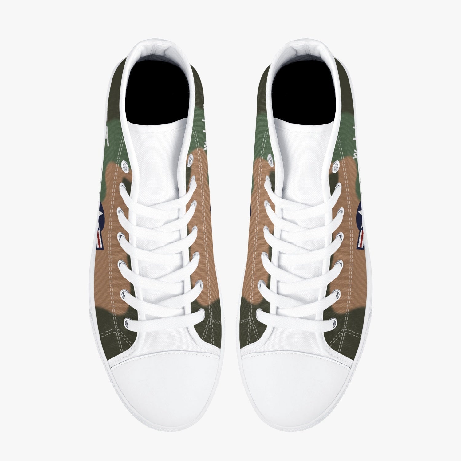 A-1 Skyraider "Wiley Coyote" High Top Canvas Shoes - I Love a Hangar