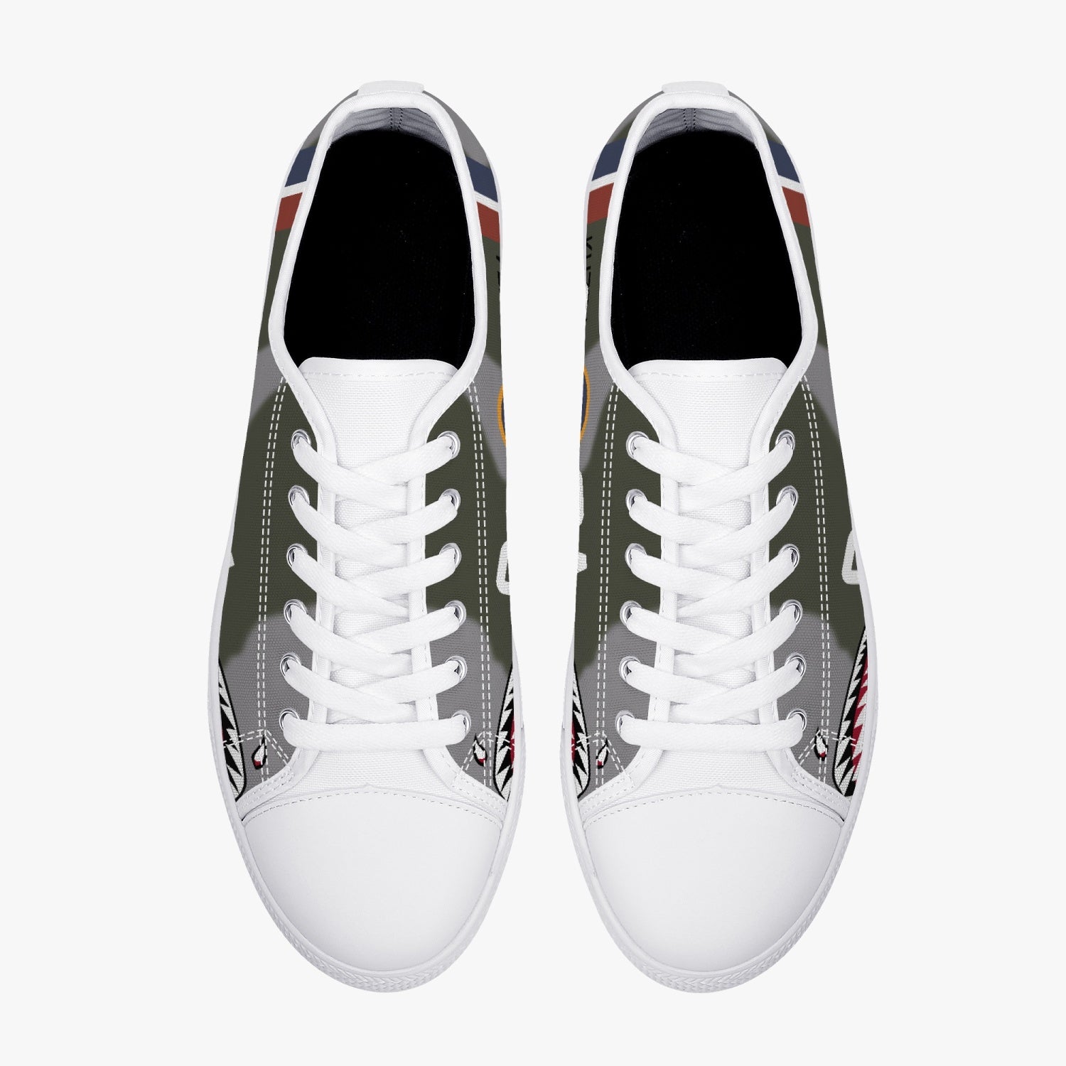 P-51 "GA-S" (KH774) Low Top Canvas Shoes - I Love a Hangar
