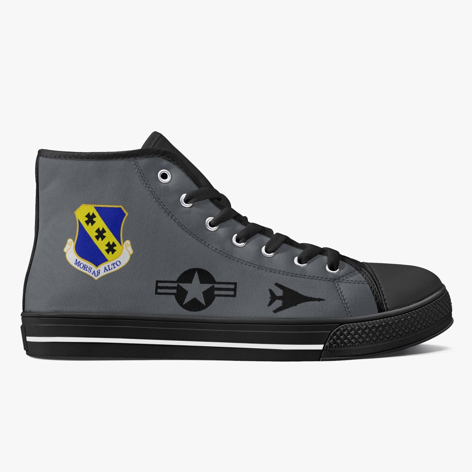 B-1 Lancer (86-0117) High Top Canvas Shoes - I Love a Hangar