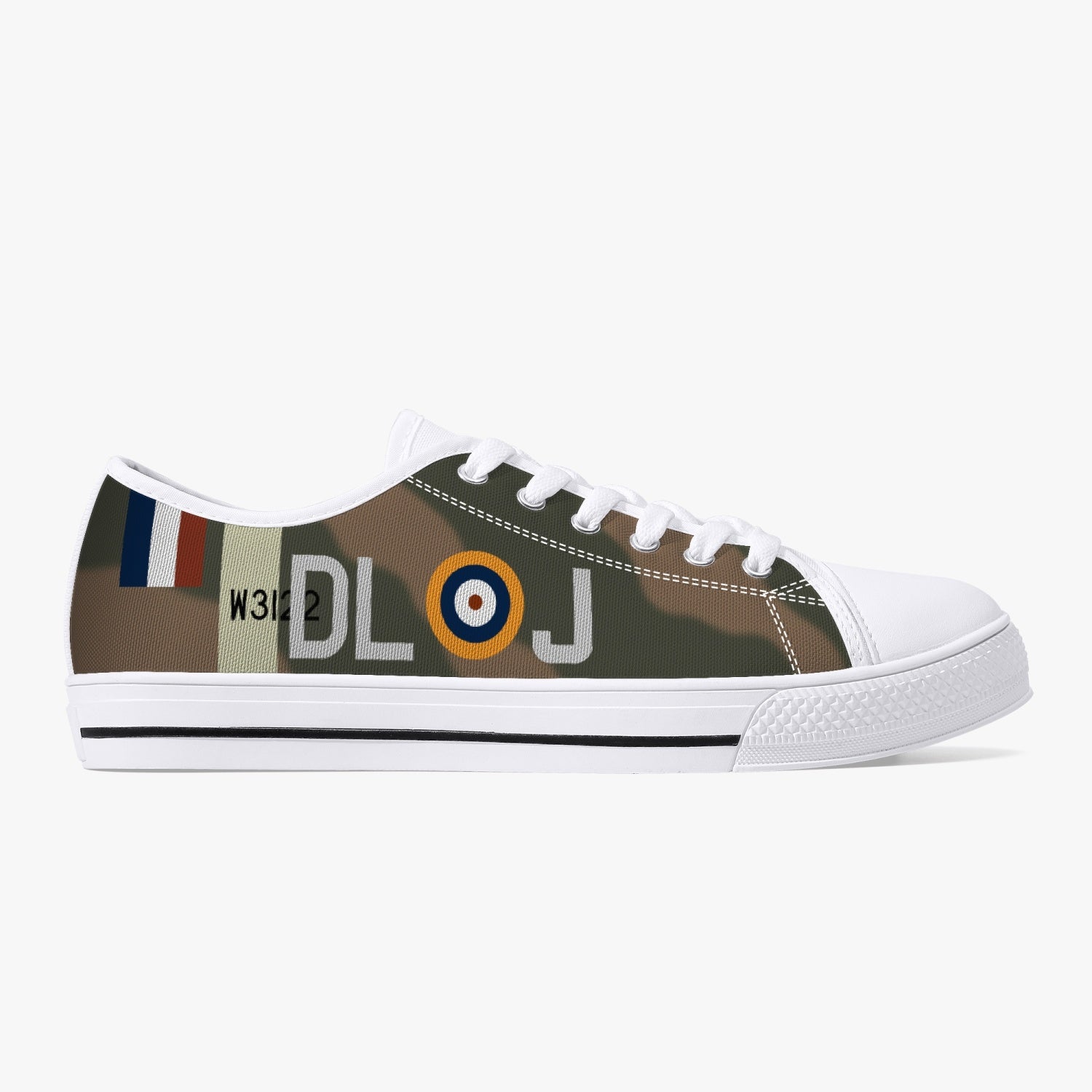 Spitfire "DL-J" Low Top Canvas Shoes - I Love a Hangar