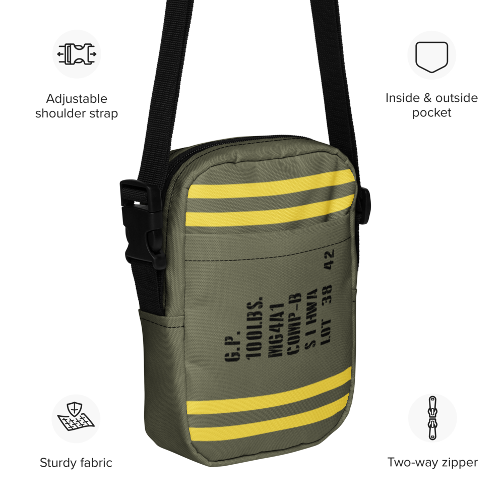 WWII General Purpose 100lb Bomb Utility crossbody bag - I Love a Hangar