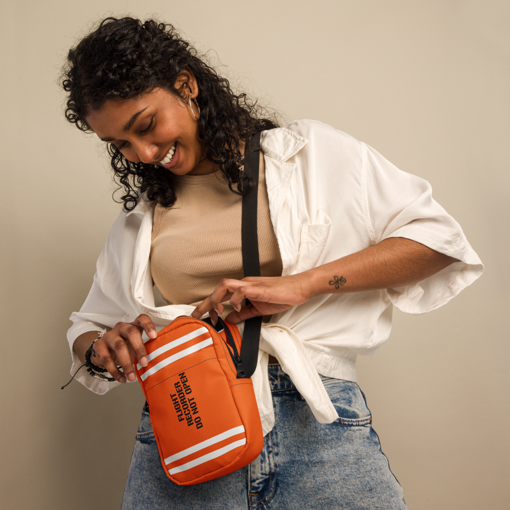 Flight Data Recorder Utility crossbody bag - I Love a Hangar