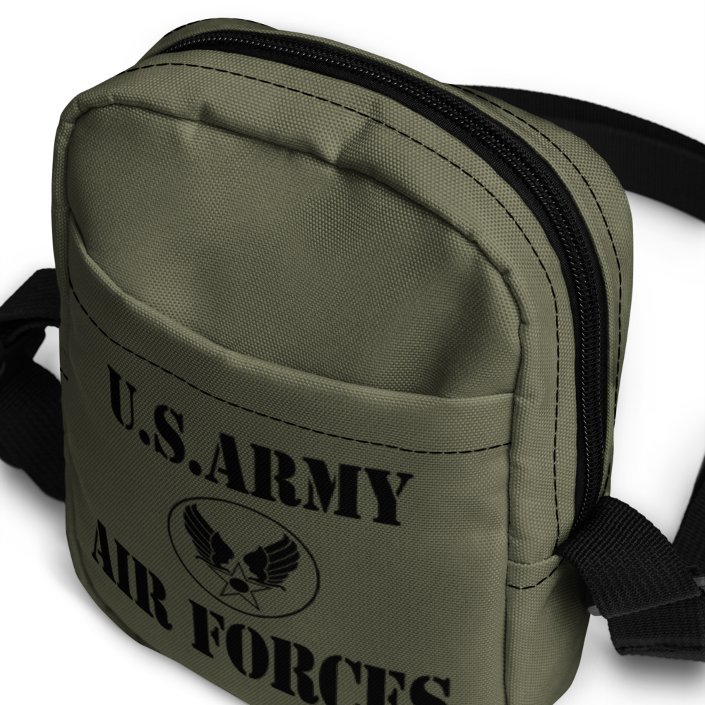 US Army Air Forces (Black) Style Utility crossbody bag - I Love a Hangar