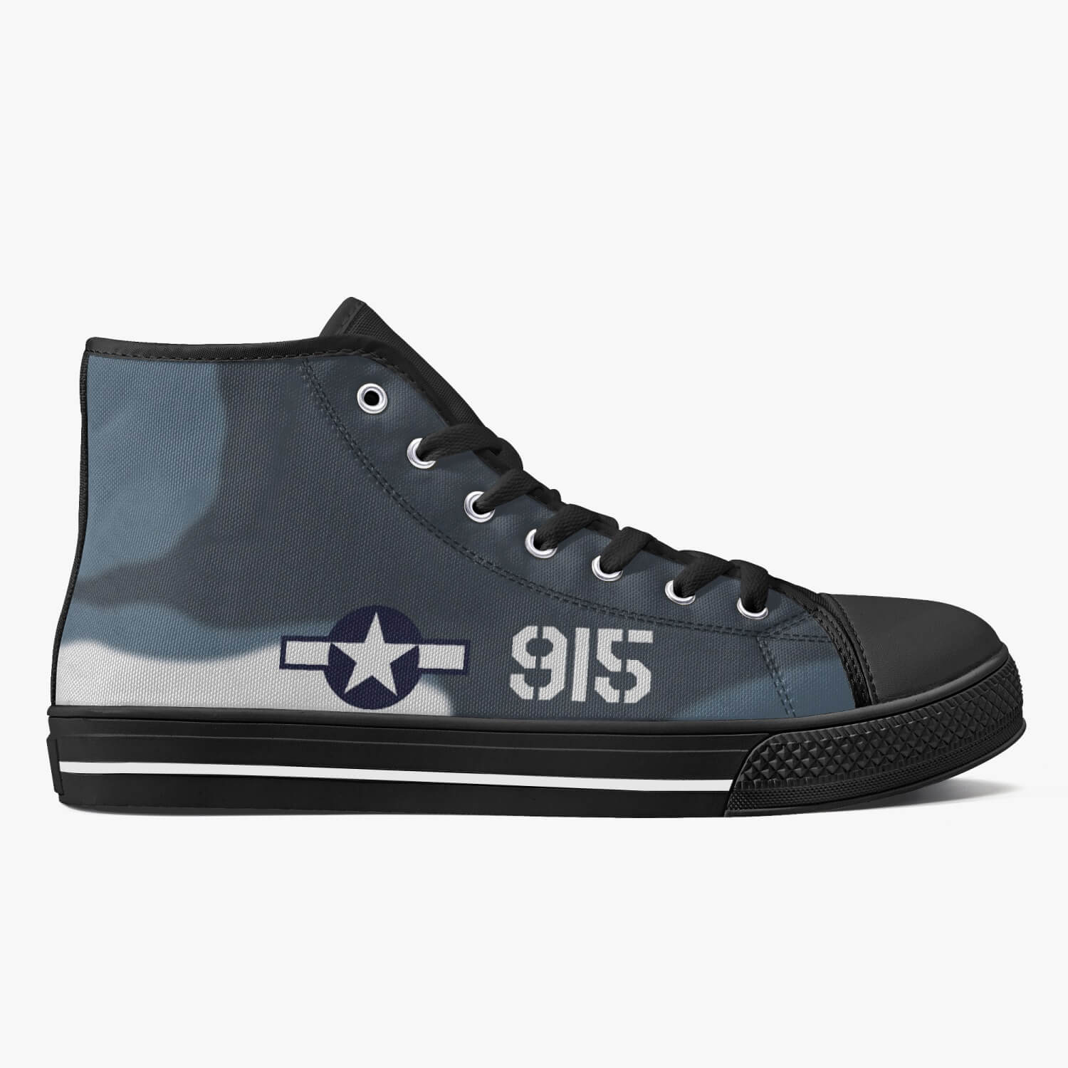 F4U Corsair #915 High Top Canvas Shoes - I Love a Hangar