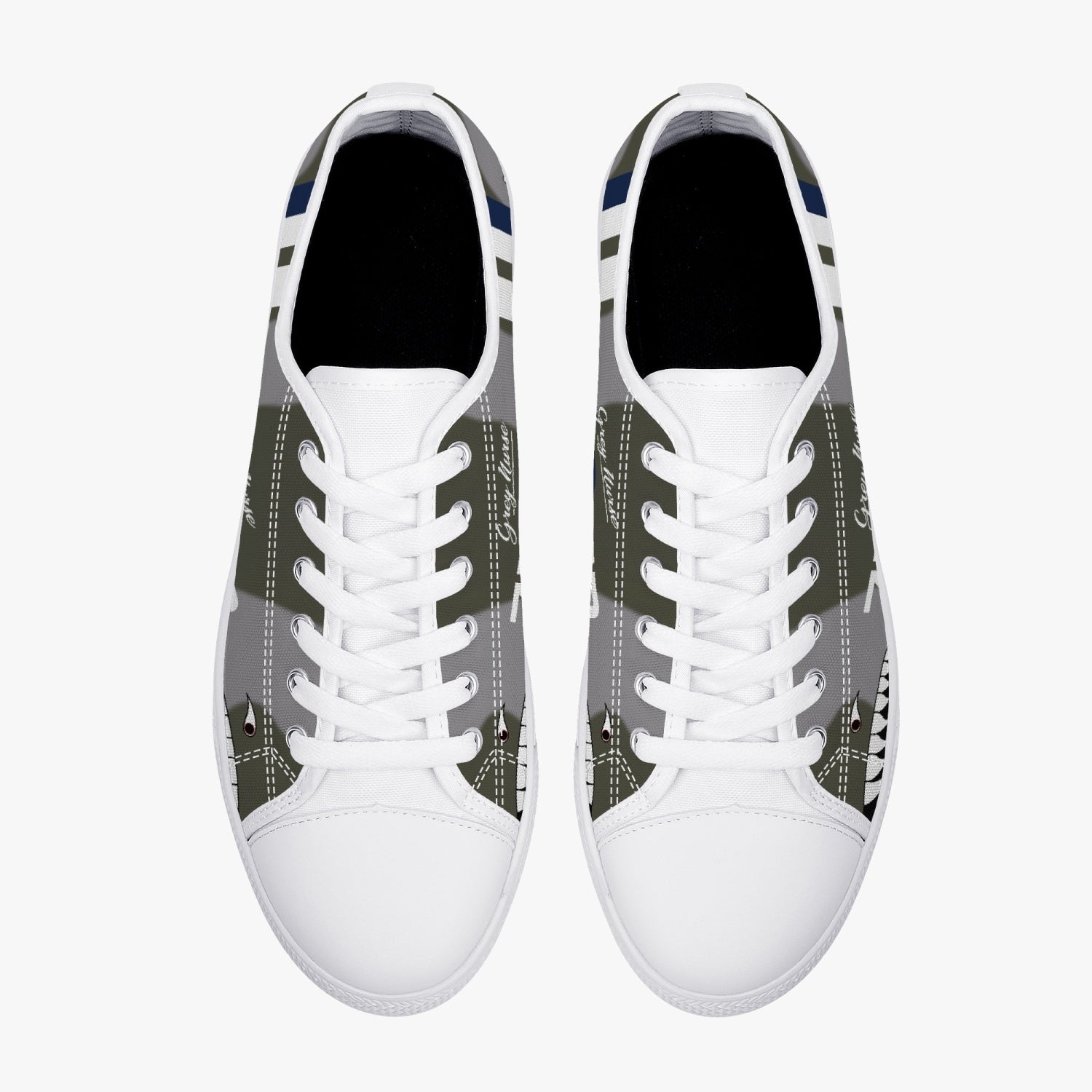 Spitfire "ZP-W" Low Top Canvas Shoes - I Love a Hangar