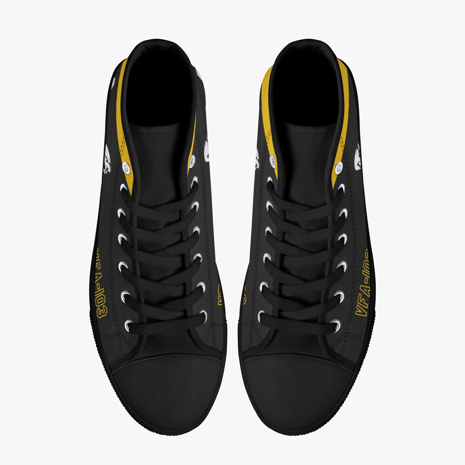 VFA-103 "Jolly Rogers" High Top Canvas Shoes - I Love a Hangar
