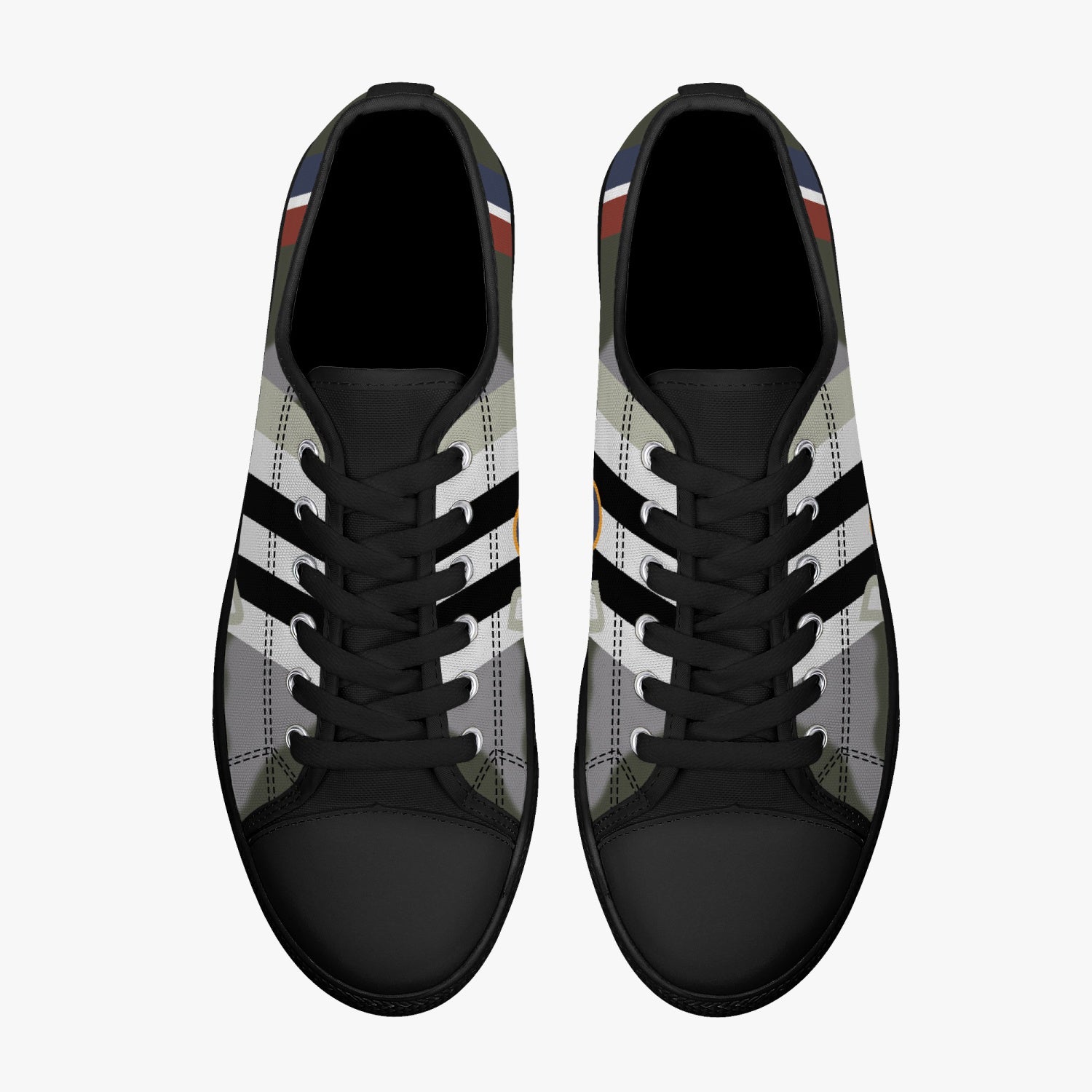 Tempest "R-B" Low Top Canvas Shoes - I Love a Hangar