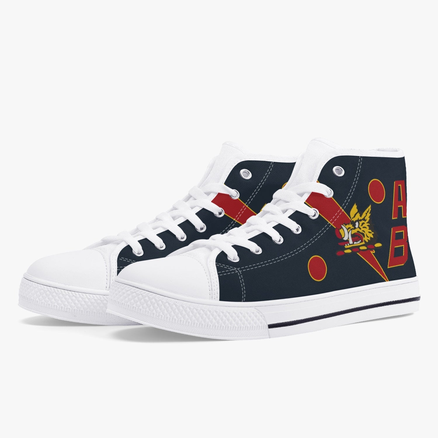 VFA-11 "Red Rippers" High Top Canvas Shoes - I Love a Hangar
