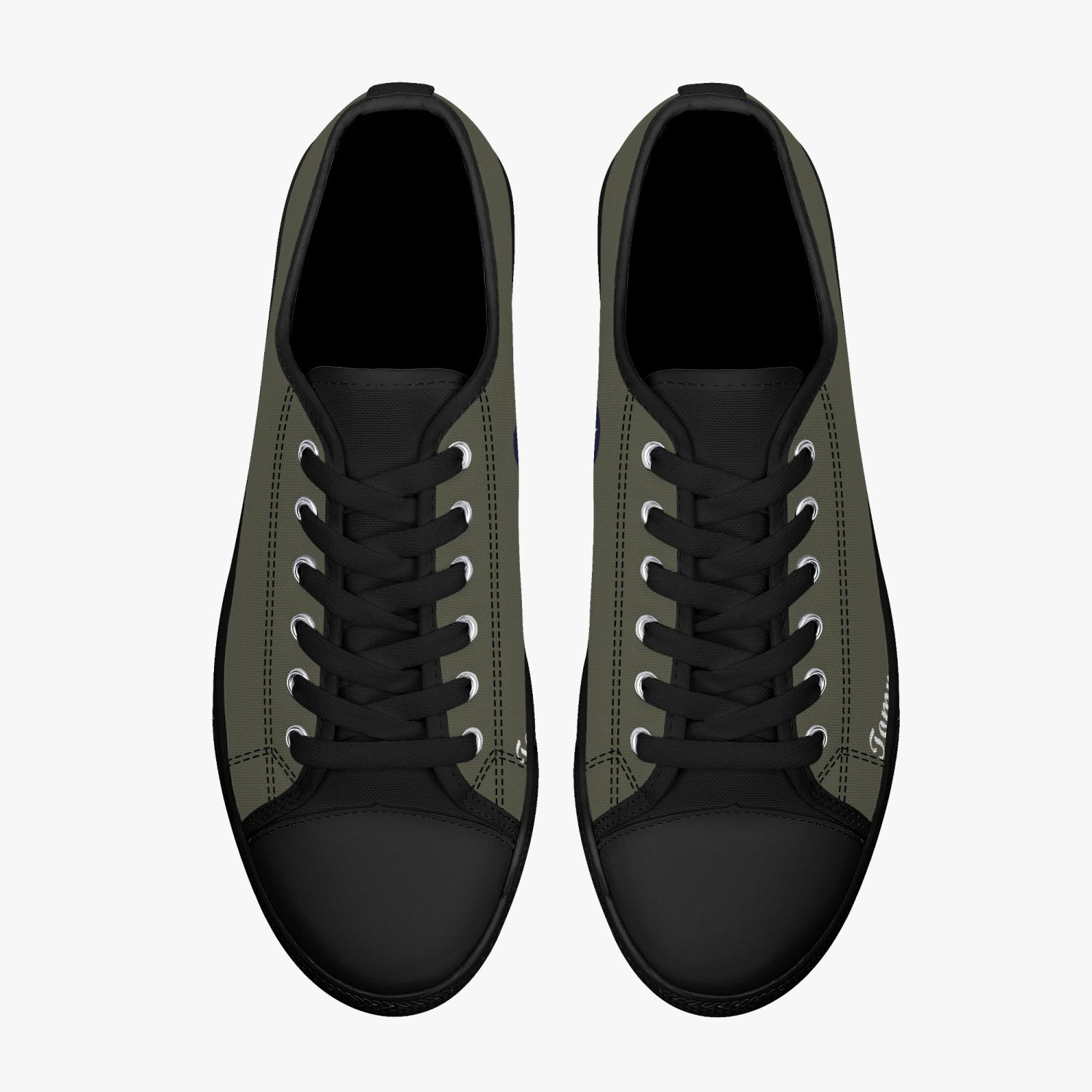 P-51 "Tommy's Dad" Low Top Canvas Shoes - I Love a Hangar
