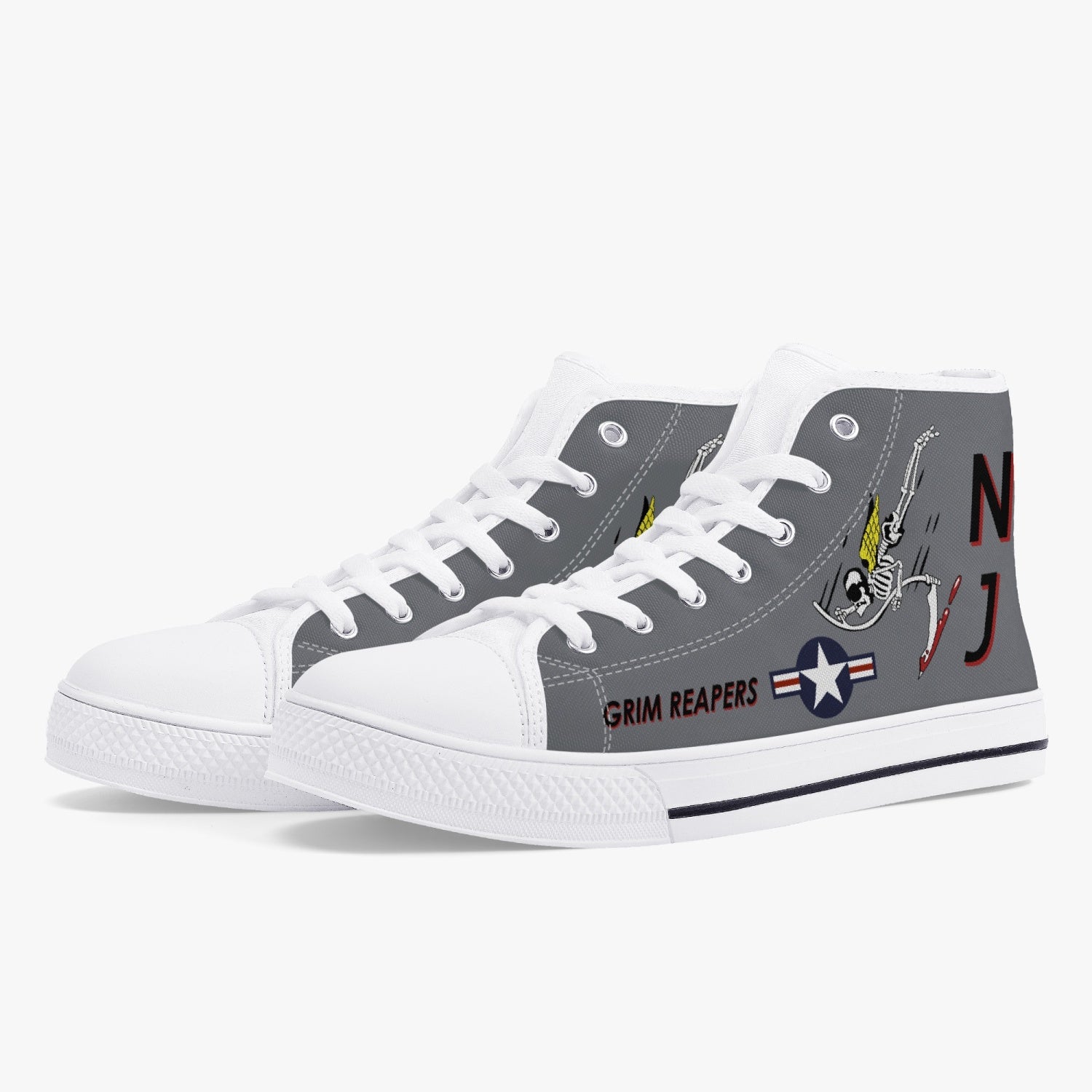 VFA-101 "Grim Reapers" High Top Canvas Shoes - I Love a Hangar