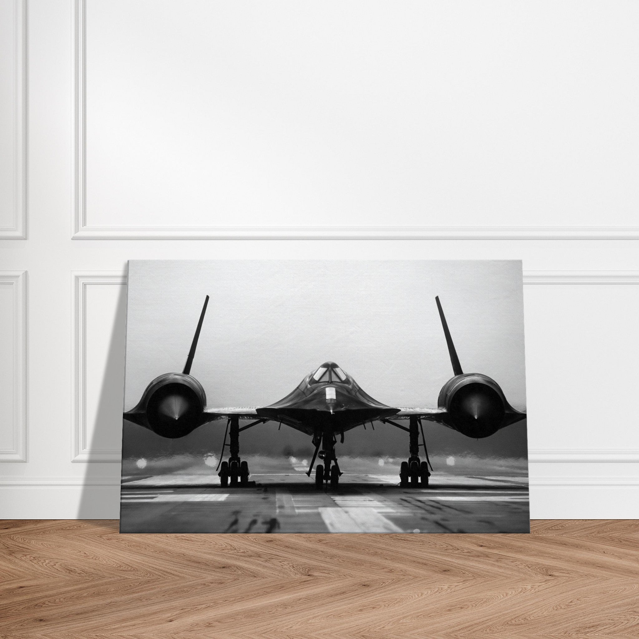 SR-71 "Blackbird" Front View on Canvas - I Love a Hangar