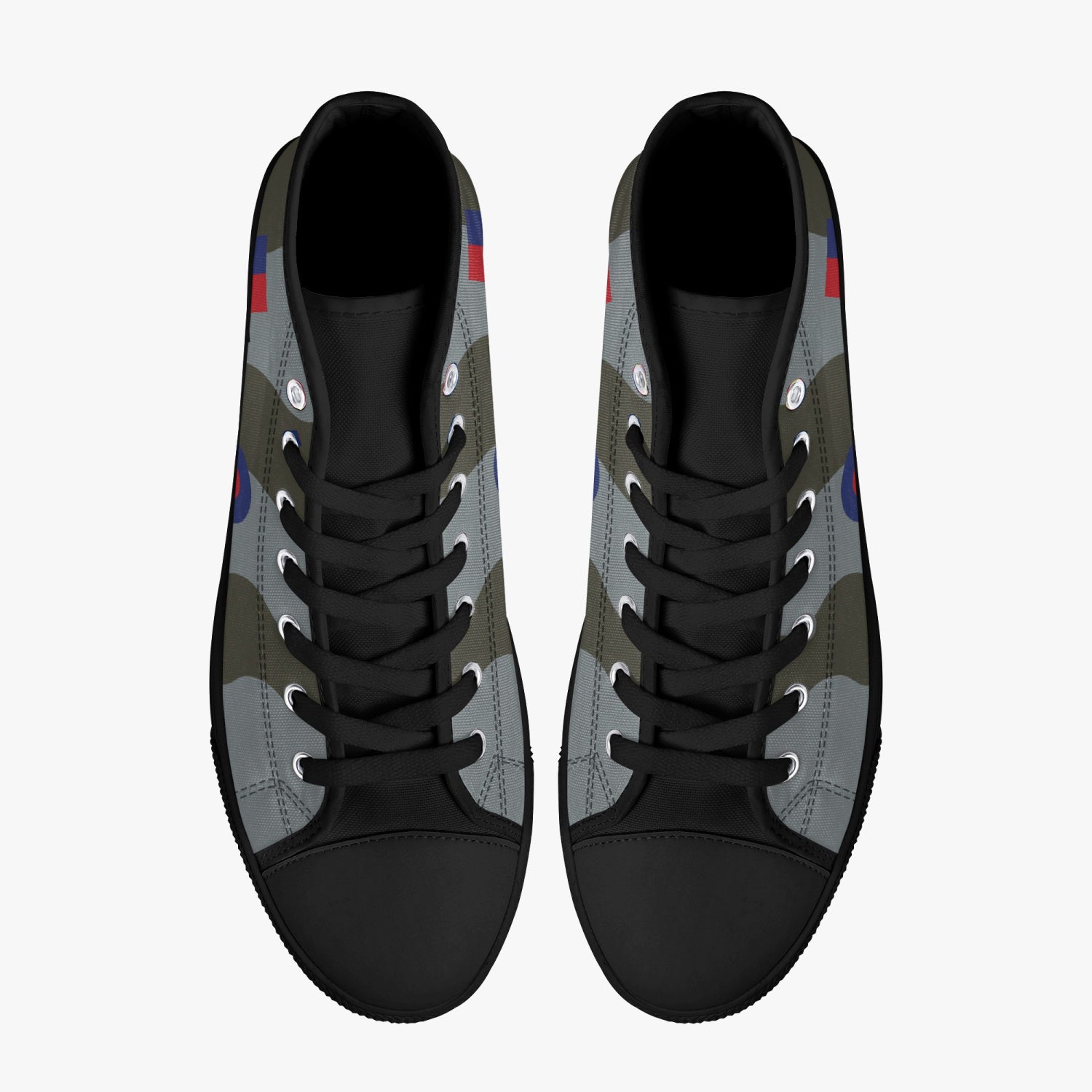 Avro Vulcan #607 High Top Canvas Shoes - I Love a Hangar