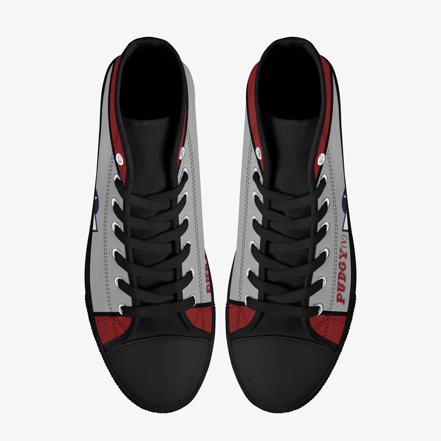 P-38 "Pudgy V" High Top Canvas Shoes - I Love a Hangar