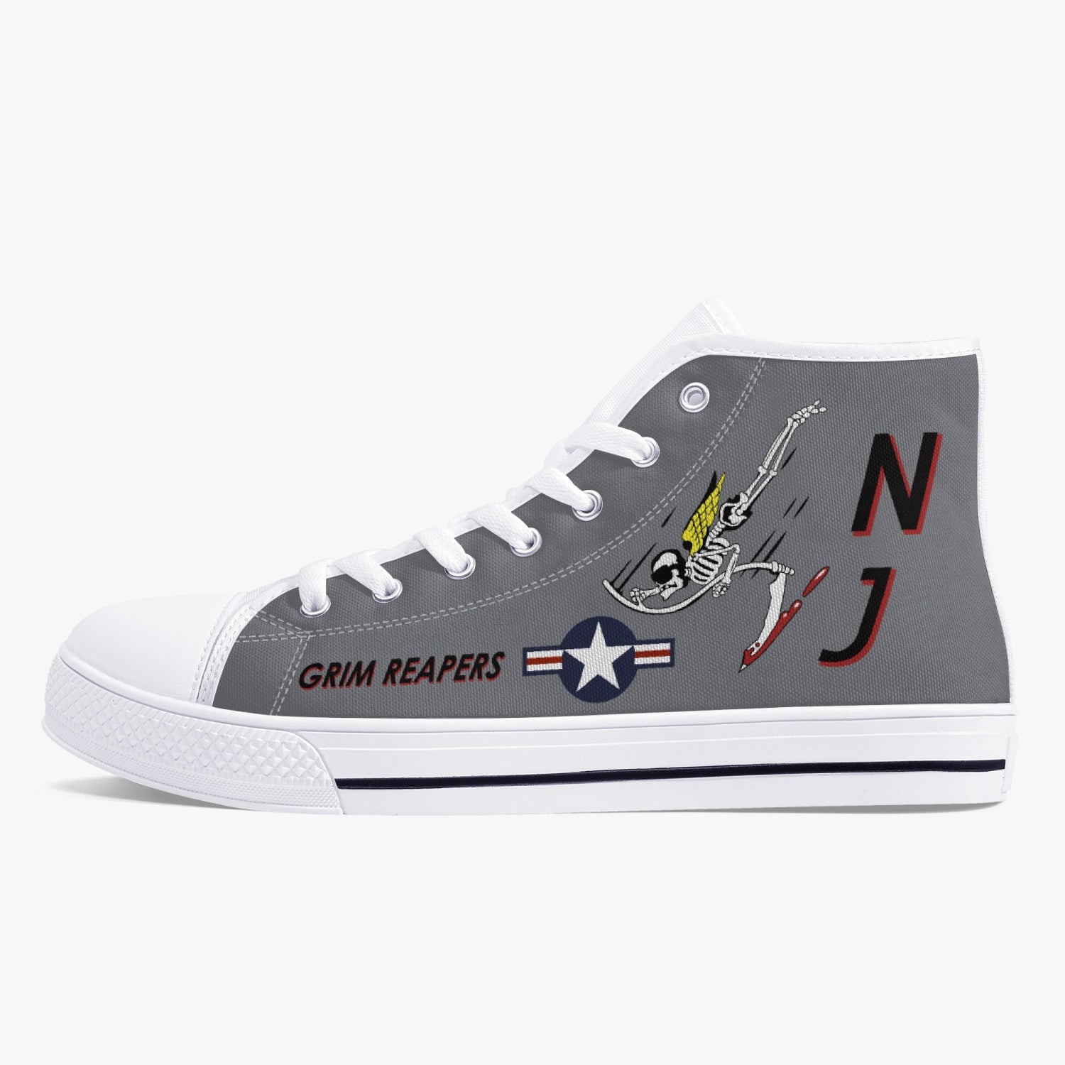 VFA-101 "Grim Reapers" High Top Canvas Shoes - I Love a Hangar