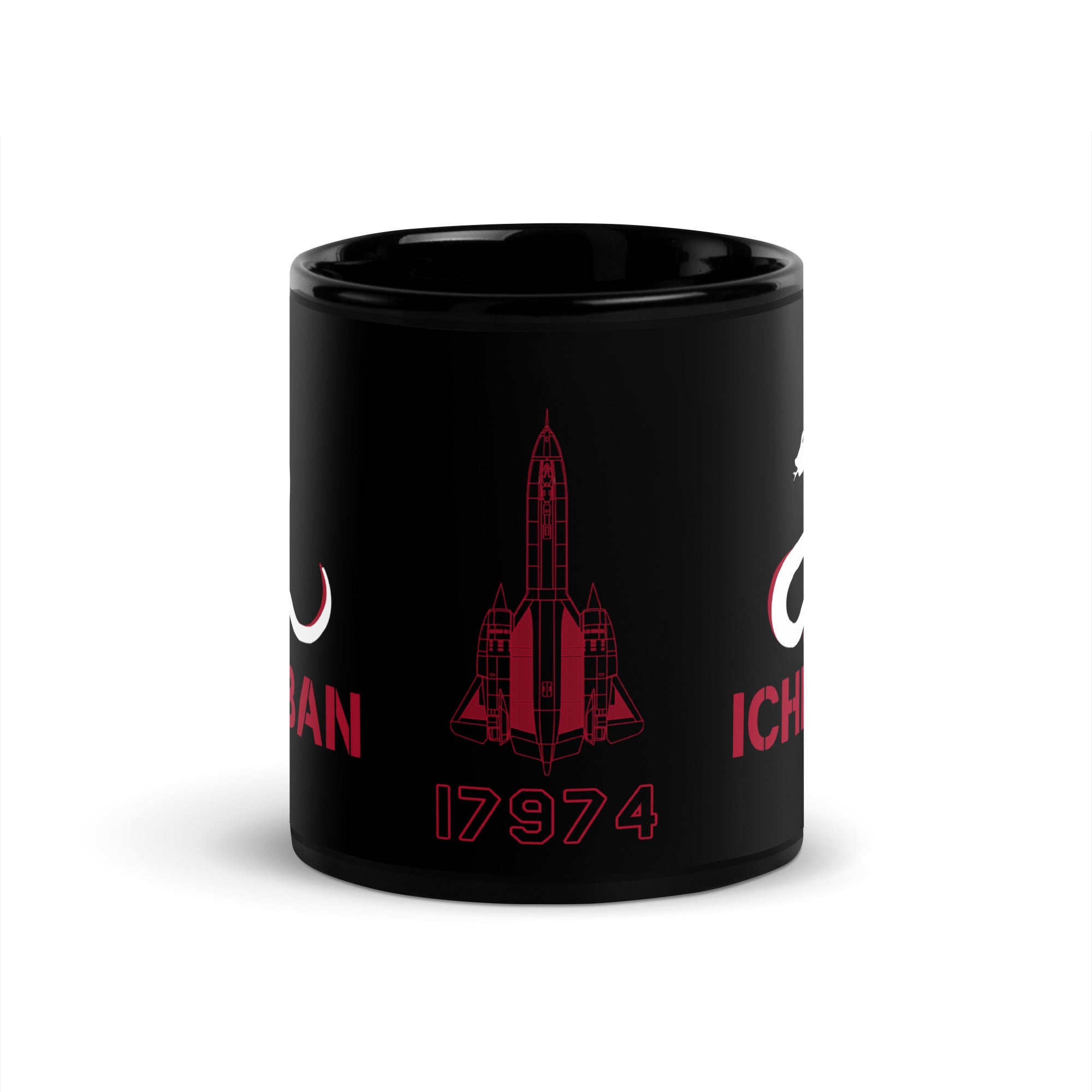 SR-71 "Blackbird" (61-7974) Black Glossy Mug - I Love a Hangar