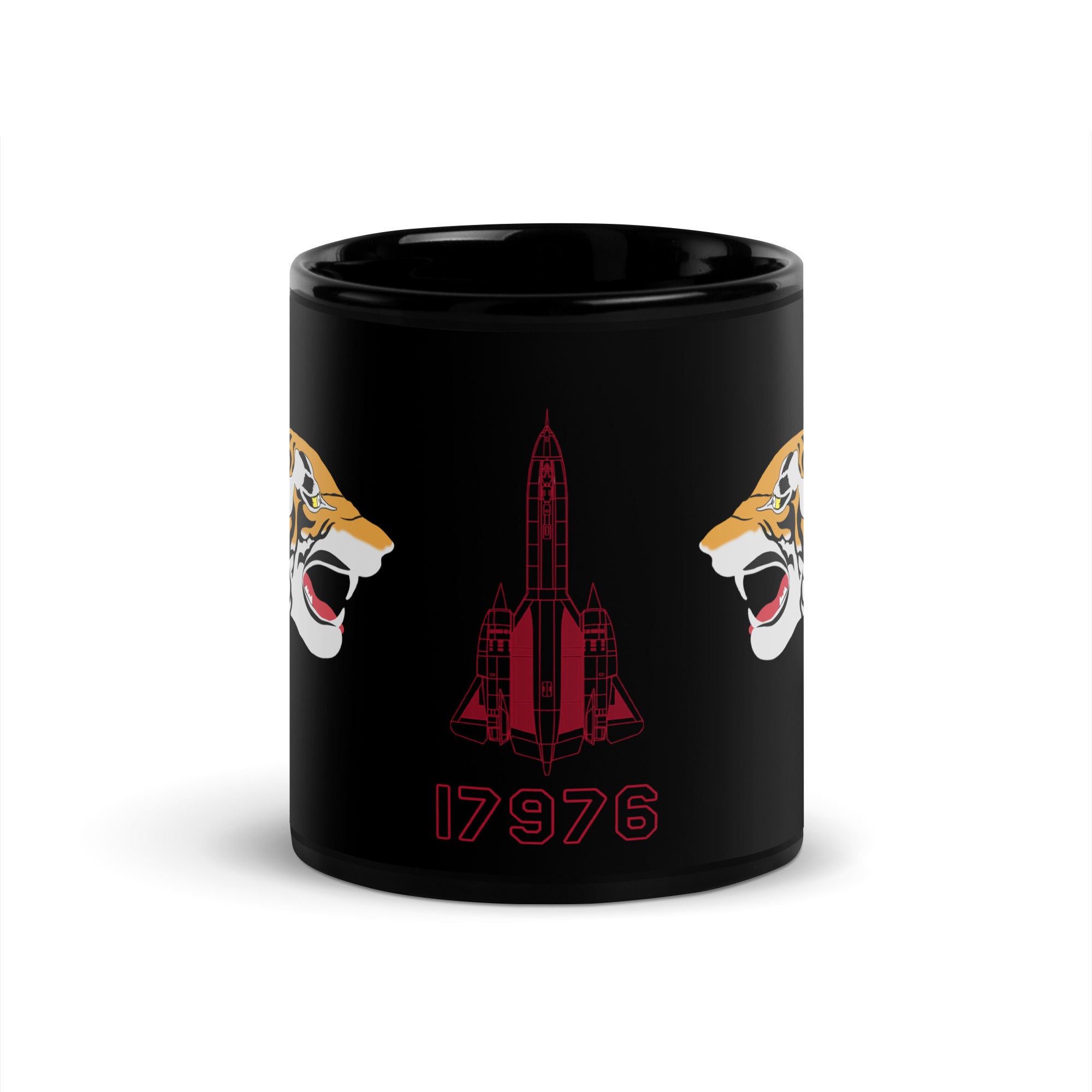 SR-71 "Blackbird" (61-7976) Black Glossy Mug - I Love a Hangar