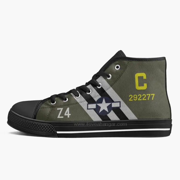 C-47 "Boogie Baby" High Top Canvas Shoes - I Love a Hangar