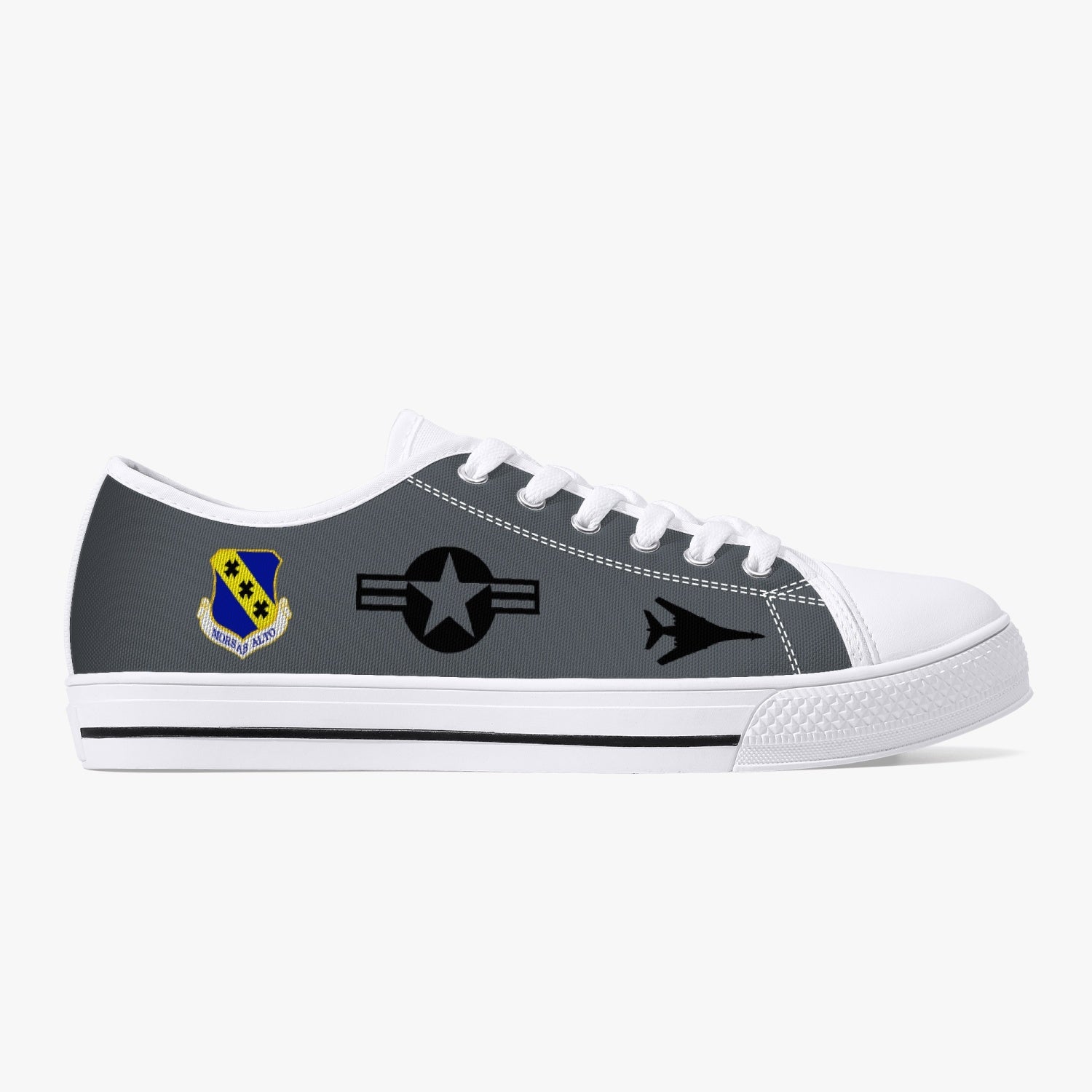 B-1 Lancer (86-0117) Low Top Canvas Shoes - I Love a Hangar