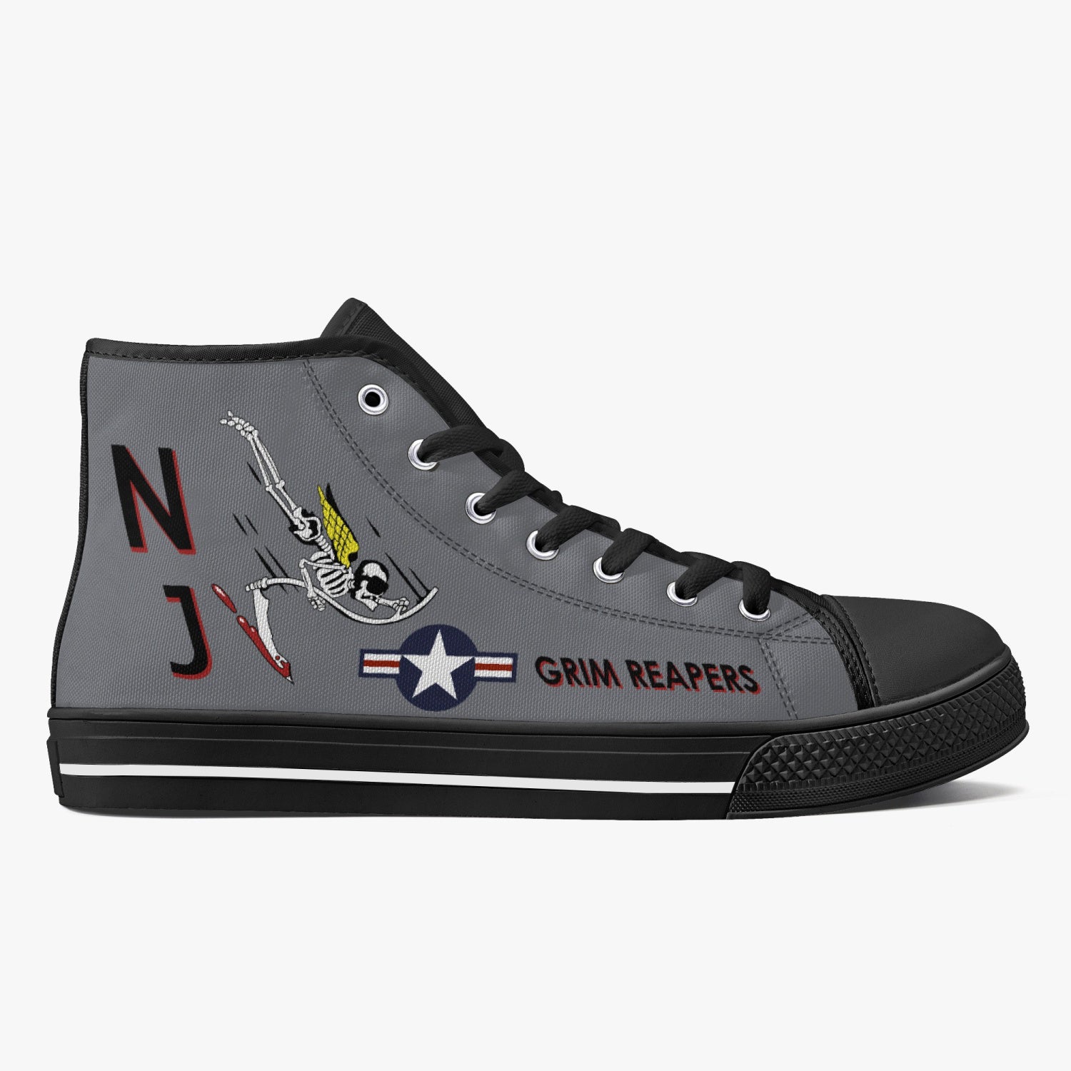 VFA-101 "Grim Reapers" High Top Canvas Shoes - I Love a Hangar