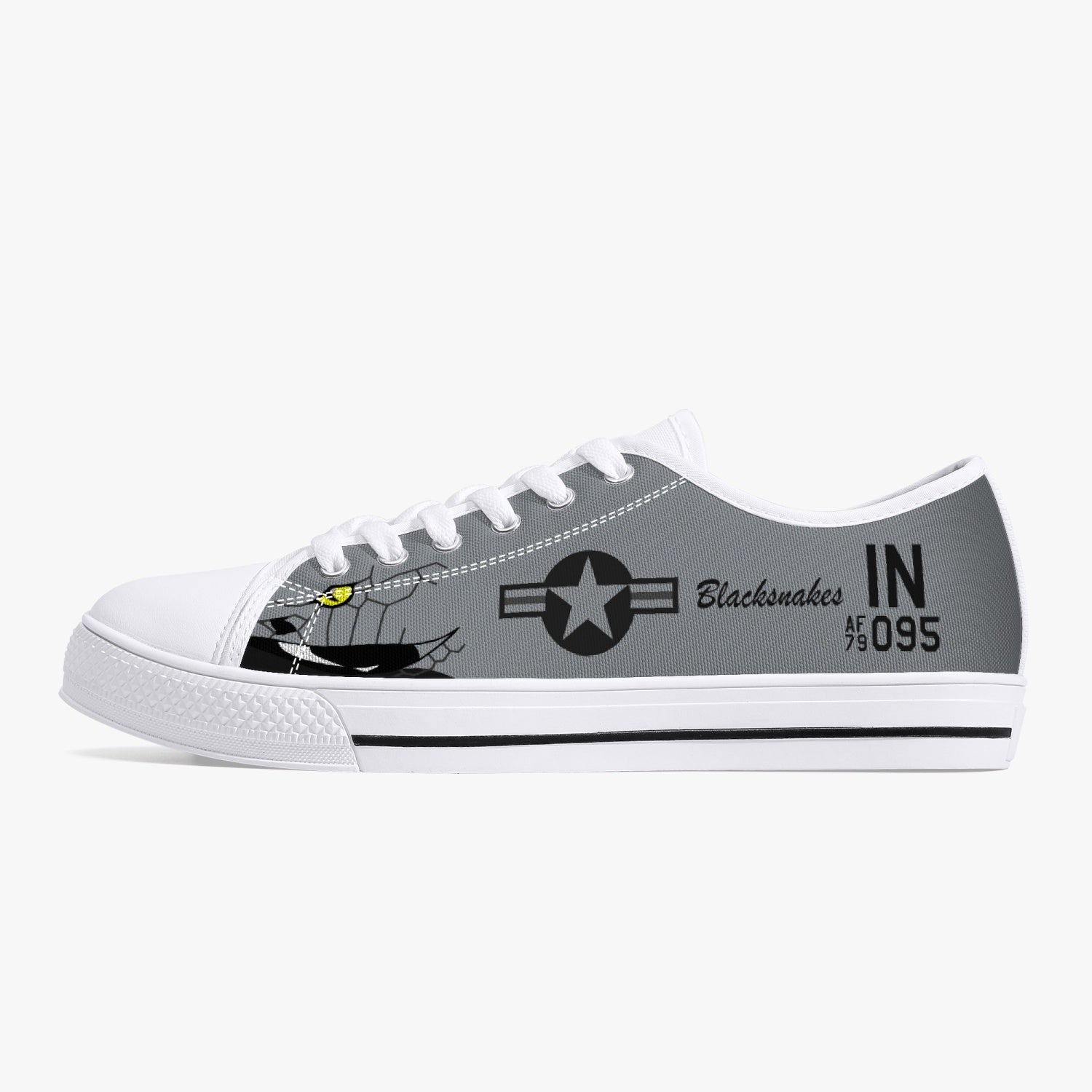 A-10 "Blacksnakes" Low Top Canvas Shoes - I Love a Hangar