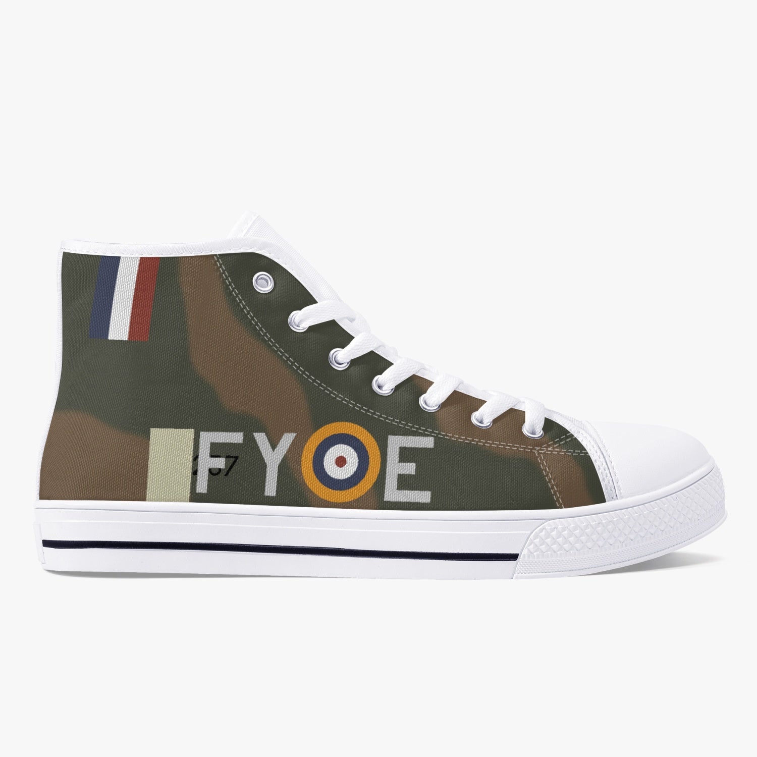 Spitfire "FY-E" High Top Canvas Shoes - I Love a Hangar
