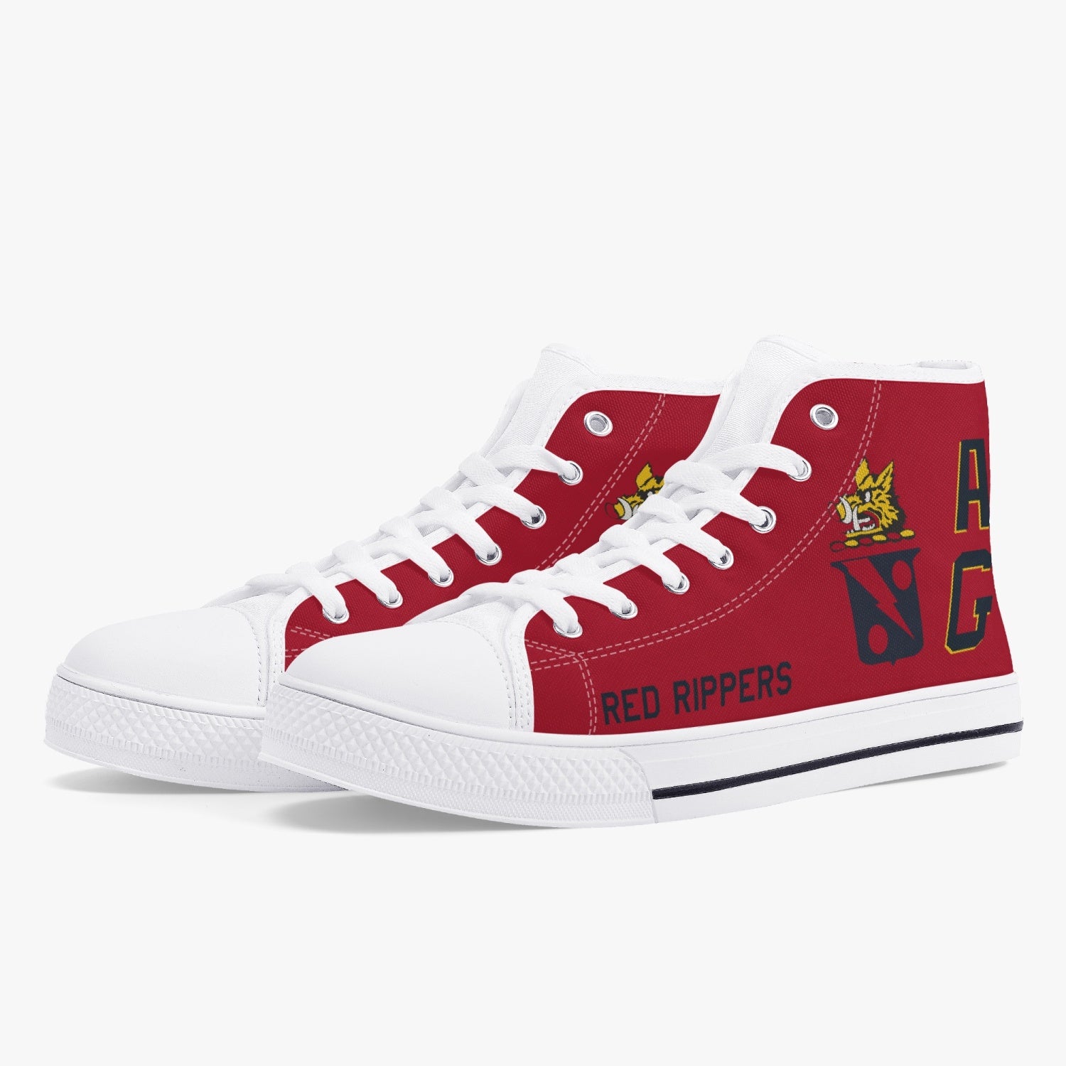 VFA-11 "Red Rippers" High Top Canvas Shoes - I Love a Hangar