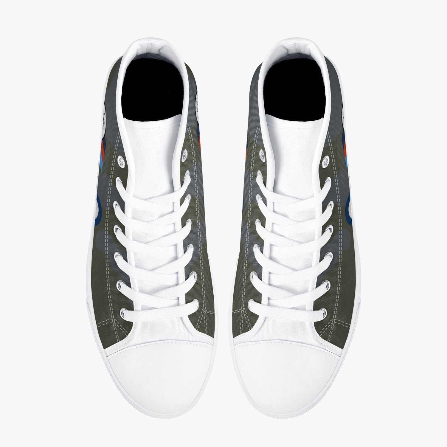 Macchi "A7-047" High Top Canvas Shoes (Camo) - I Love a Hangar